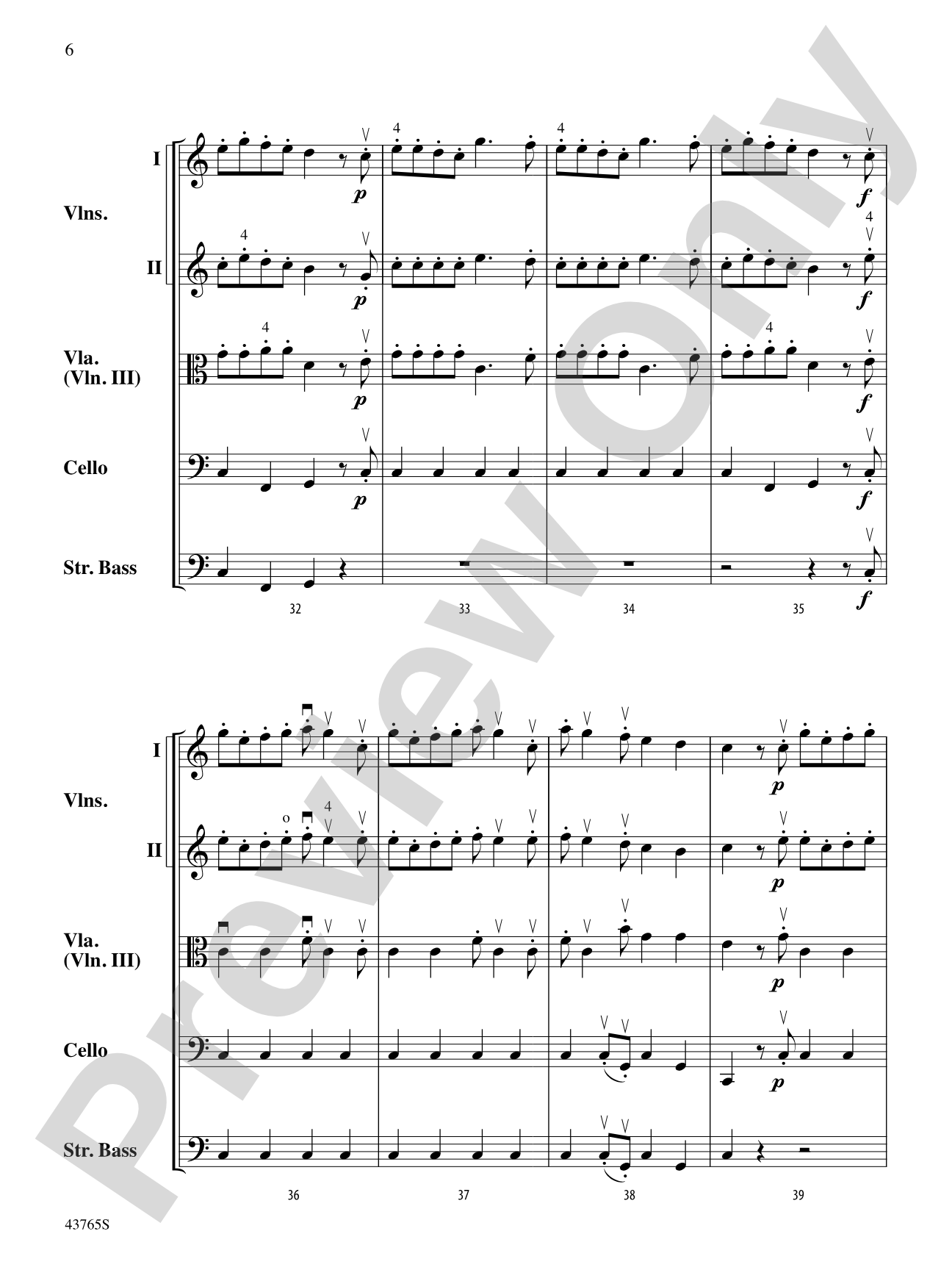 The Four Seasonings: String Orchestra Conductor Score & Parts