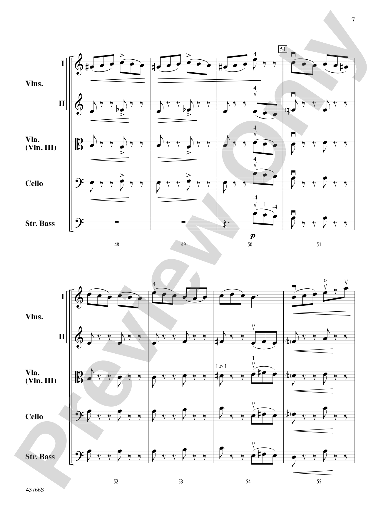 Alla Tarantella: String Orchestra Conductor Score & Parts