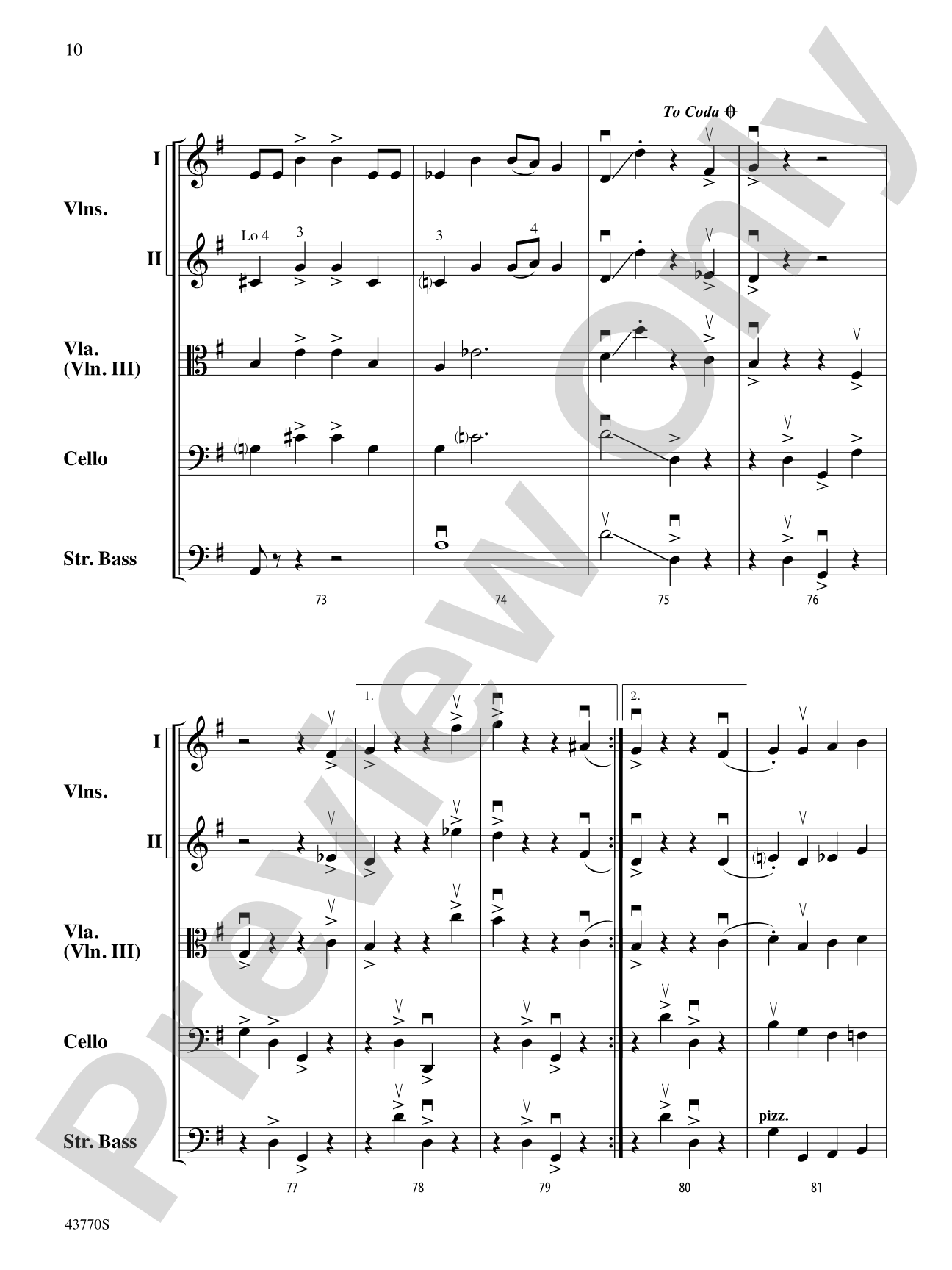 Peter Pan Live: String Orchestra Conductor Score & Parts