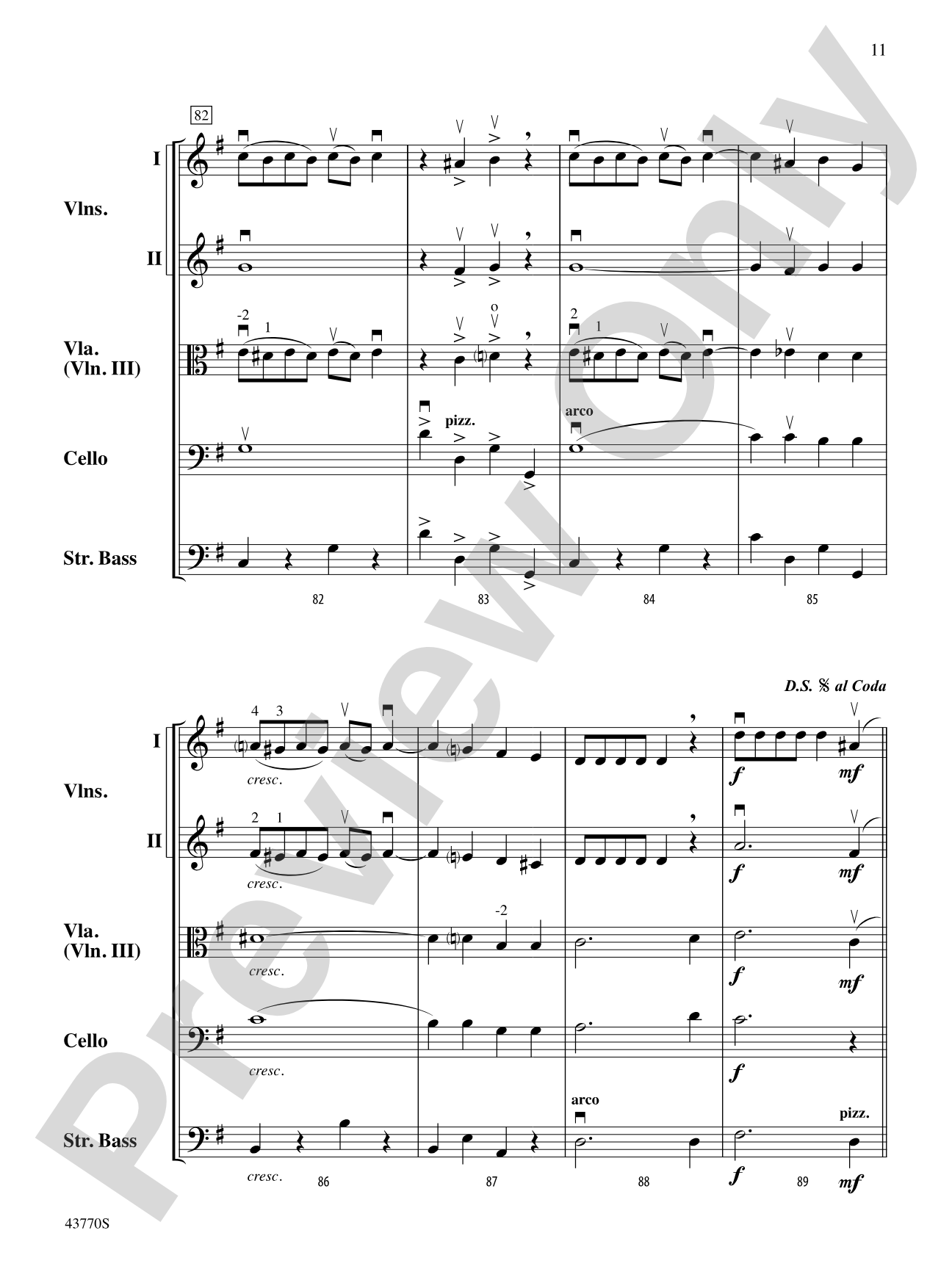 Peter Pan Live: String Orchestra Conductor Score & Parts