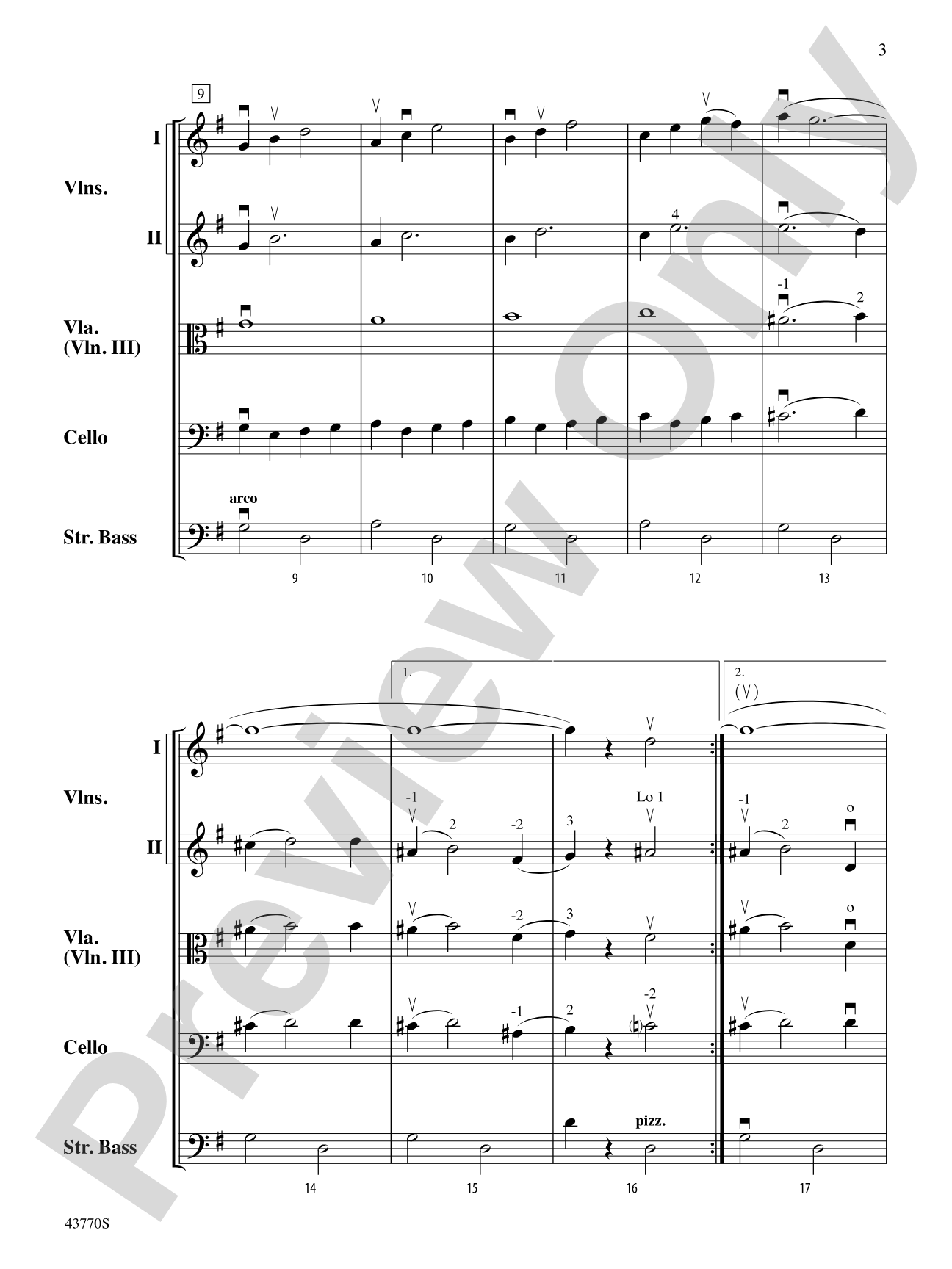 Peter Pan Live: String Orchestra Conductor Score & Parts