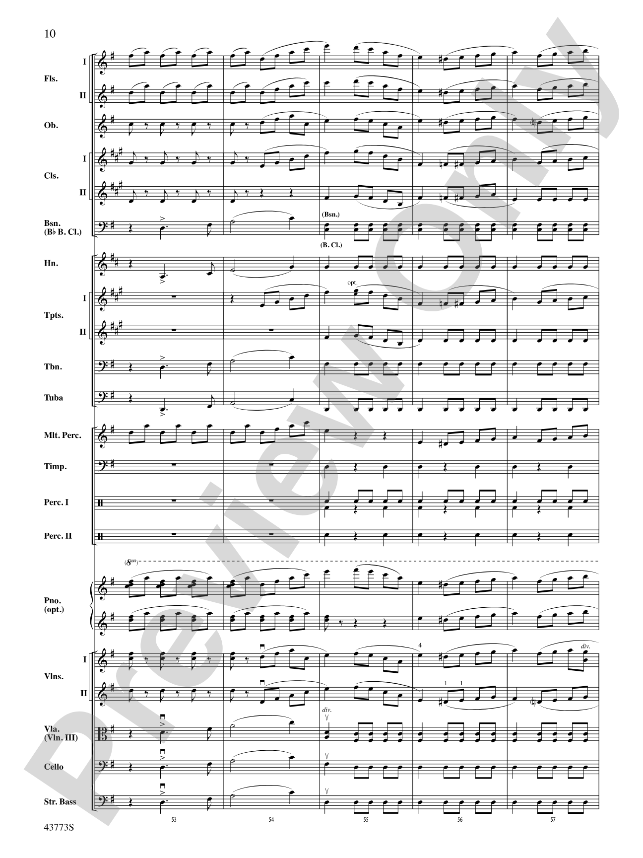 The Beautiful Galatea: Full Orchestra Conductor Score & Parts