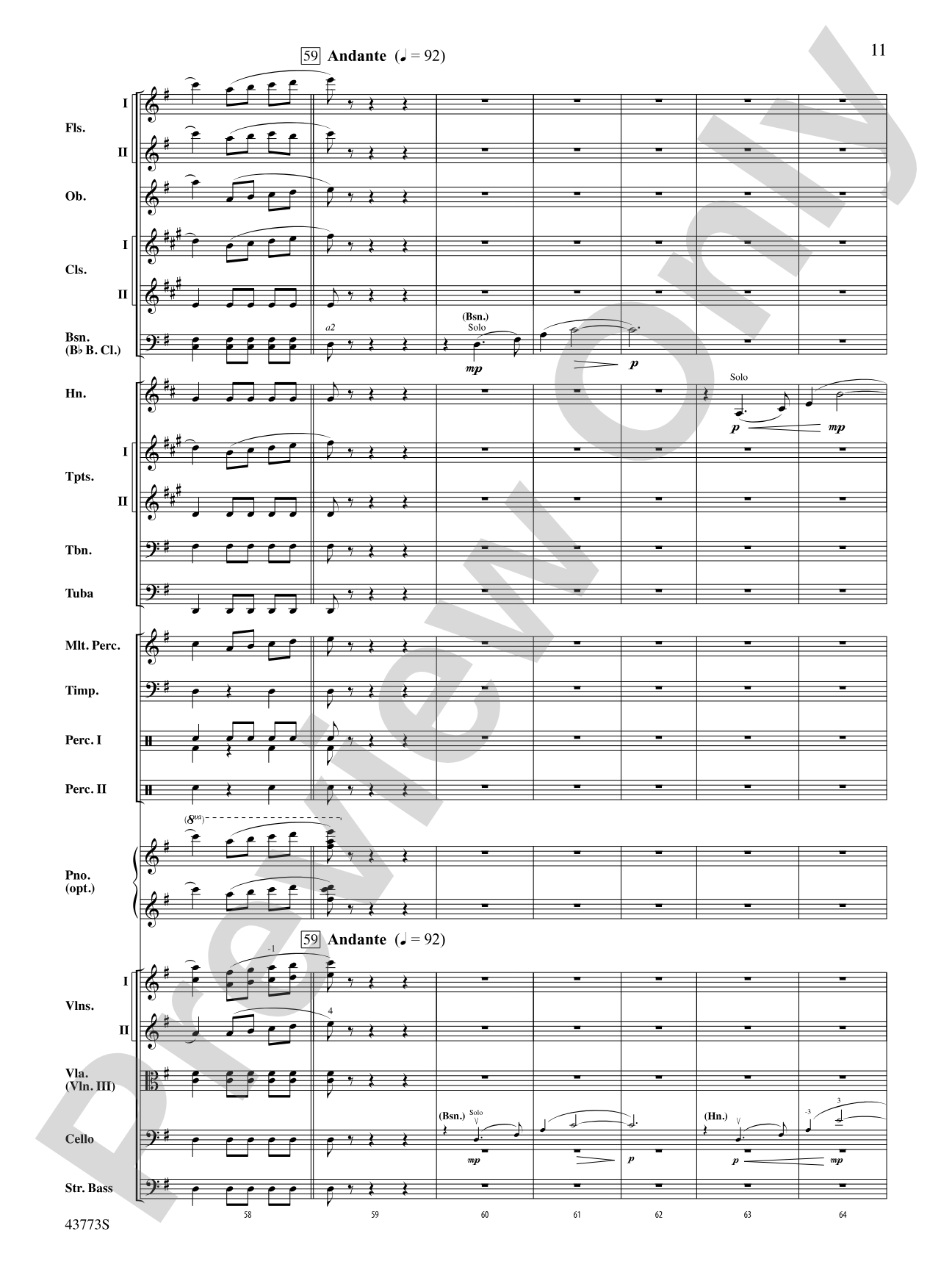 The Beautiful Galatea: Full Orchestra Conductor Score & Parts