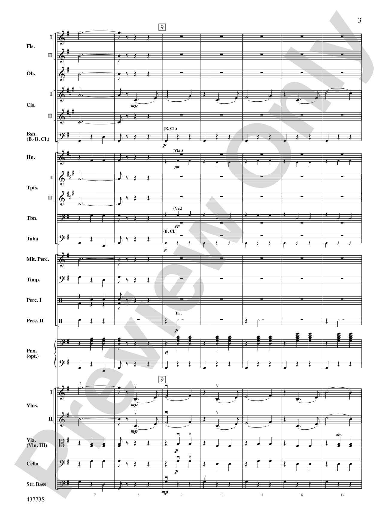 The Beautiful Galatea: Full Orchestra Conductor Score & Parts