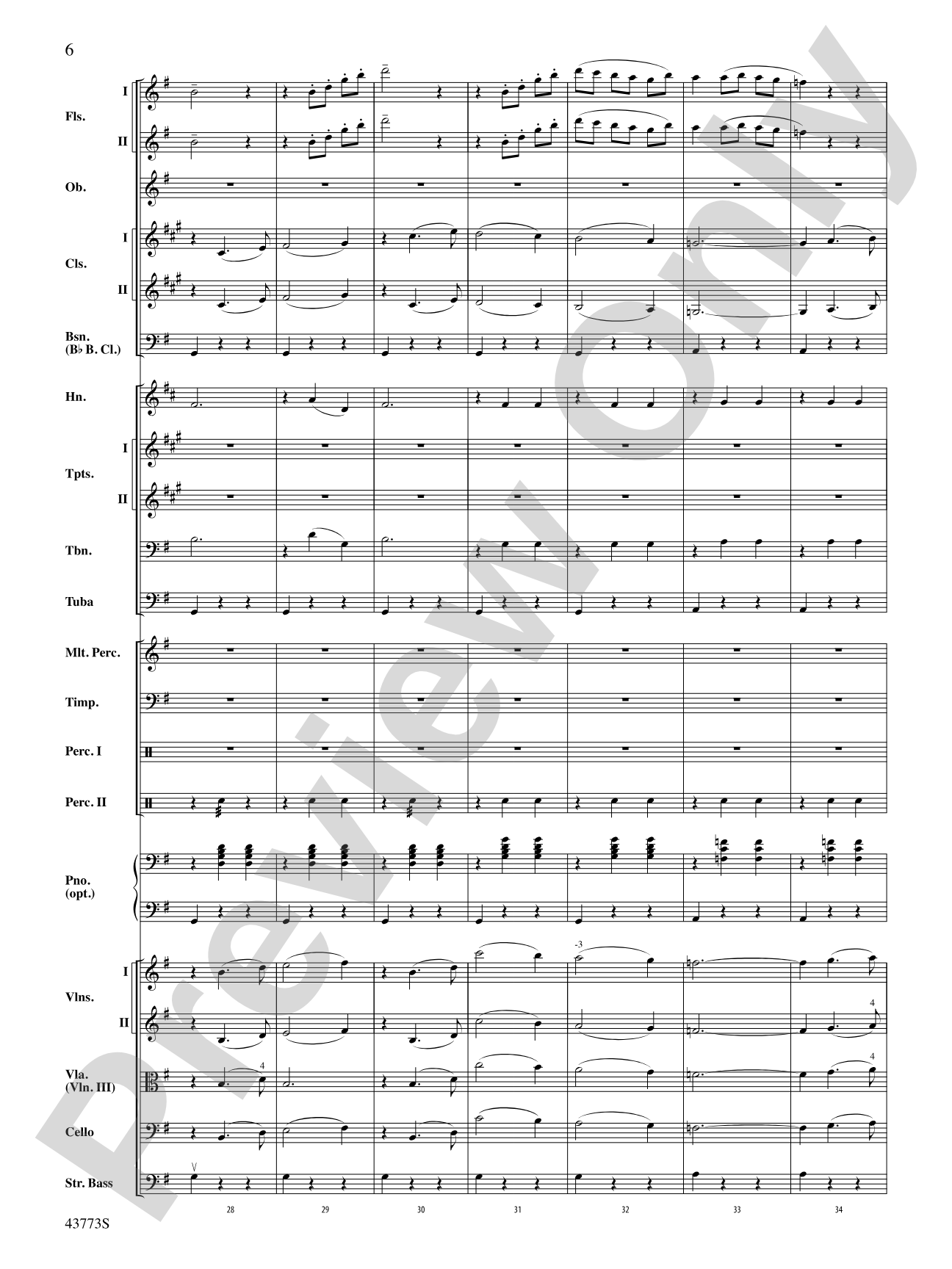 The Beautiful Galatea: Full Orchestra Conductor Score & Parts
