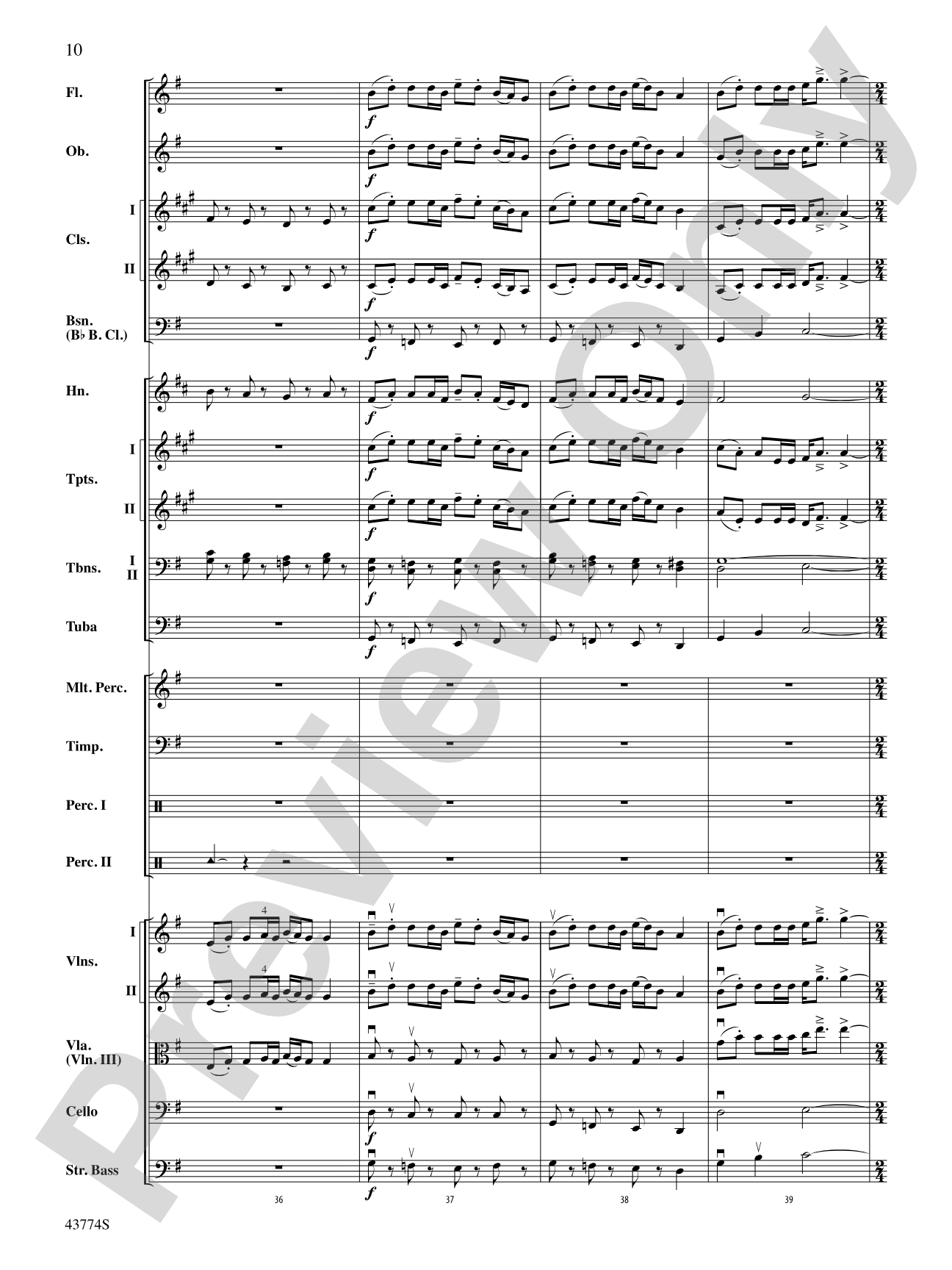 Cumberland Cross: Full Orchestra Conductor Score & Parts