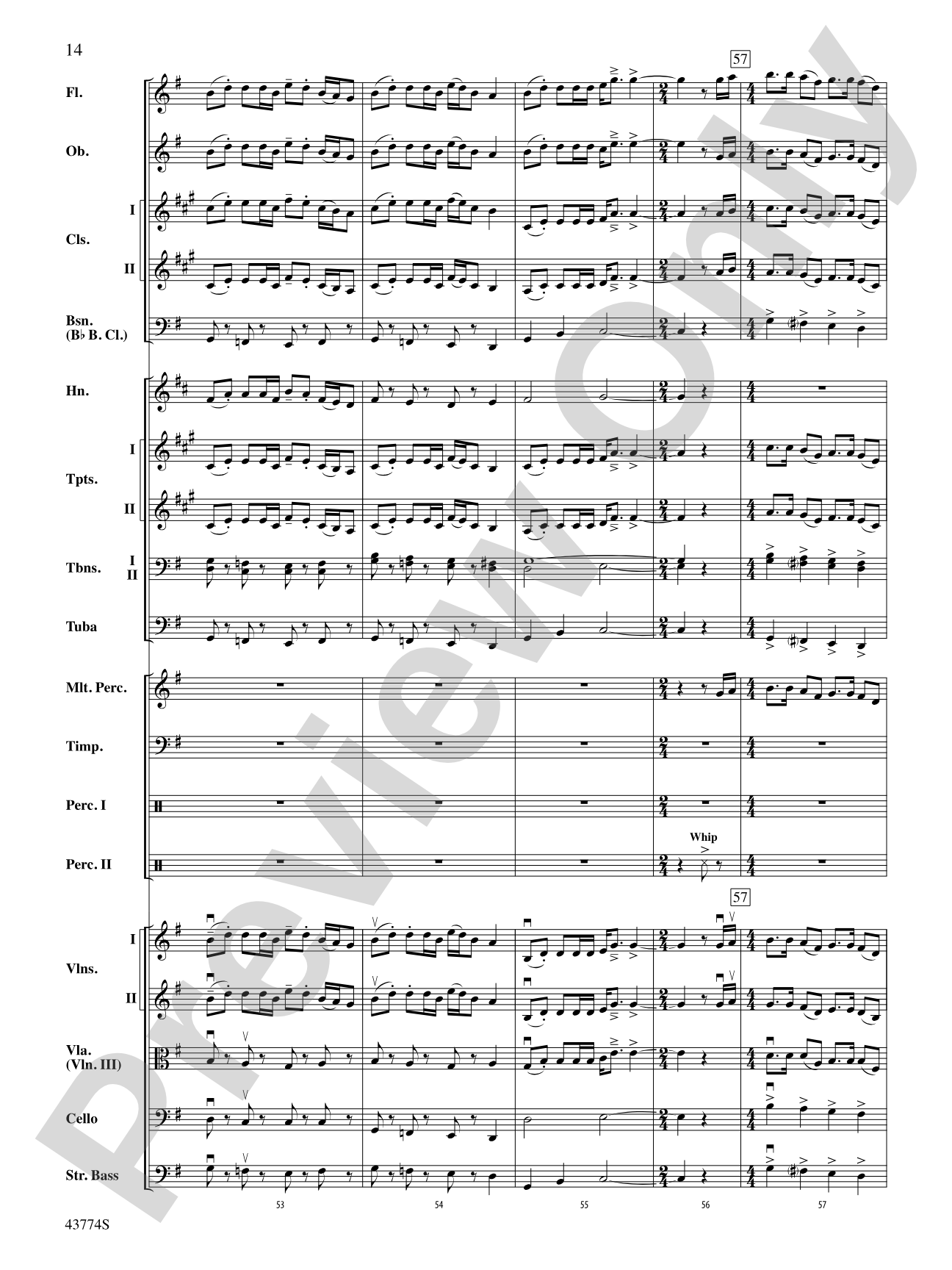 Cumberland Cross: Full Orchestra Conductor Score & Parts