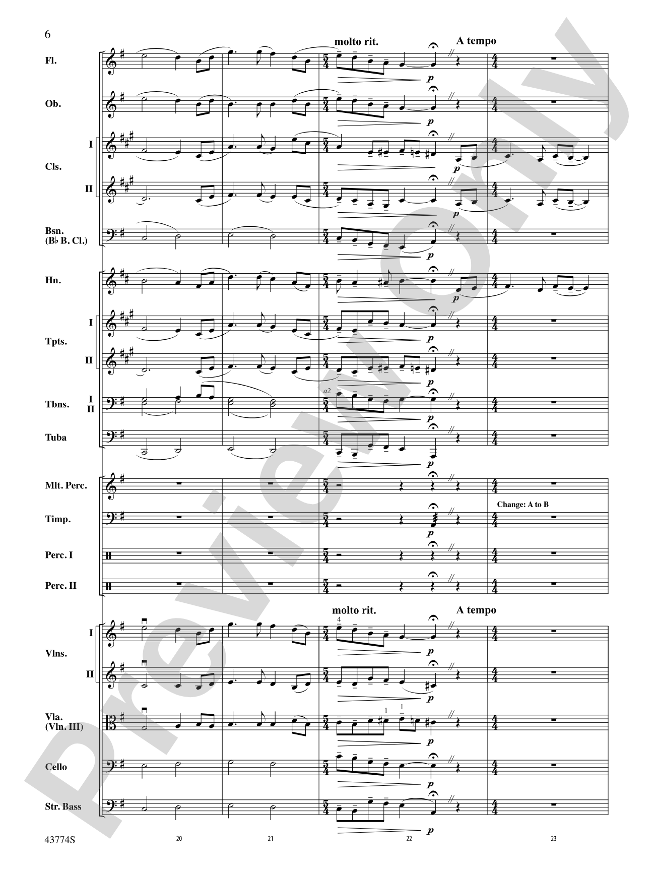 Cumberland Cross: Full Orchestra Conductor Score & Parts