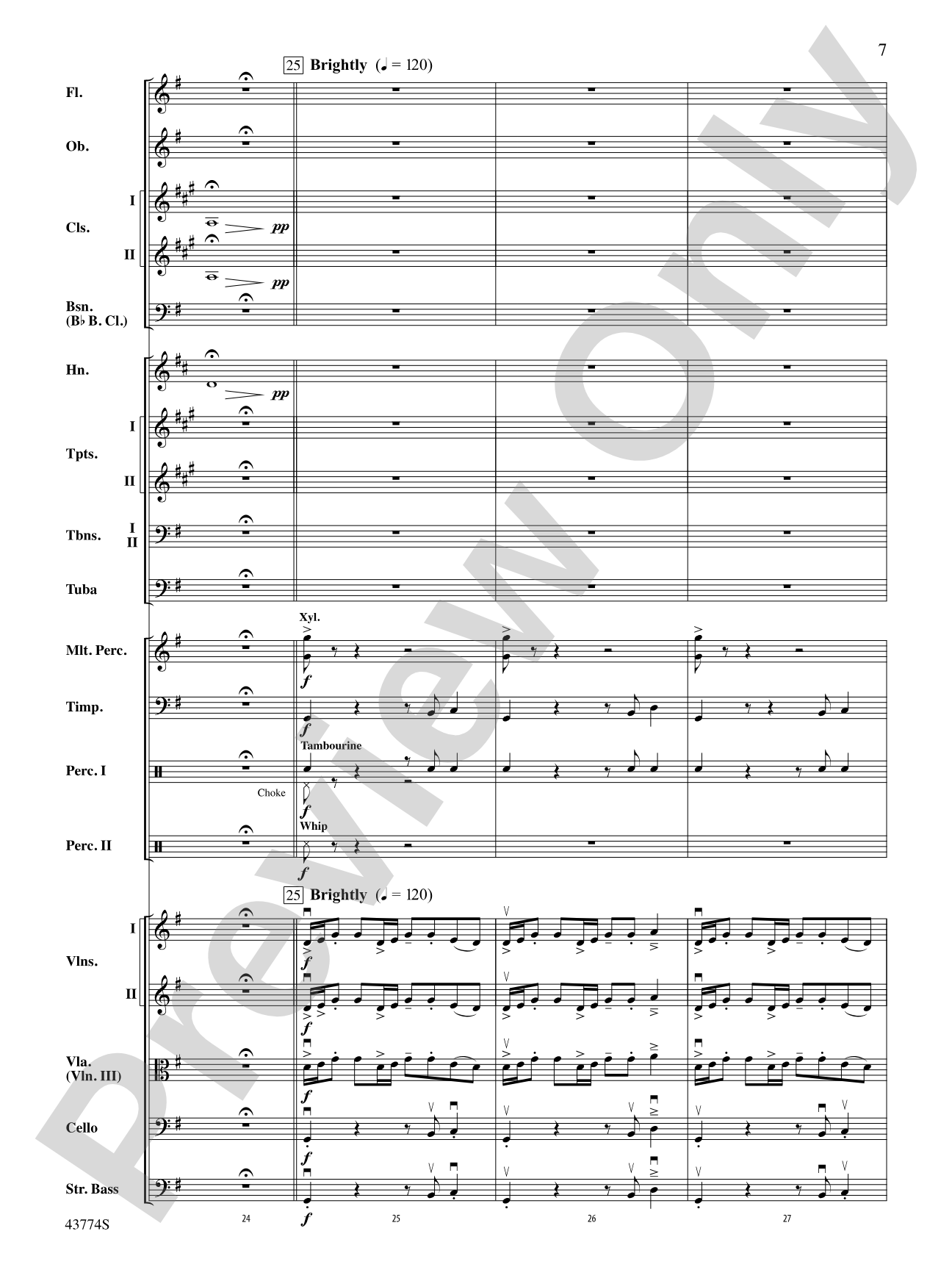Cumberland Cross: Full Orchestra Conductor Score & Parts