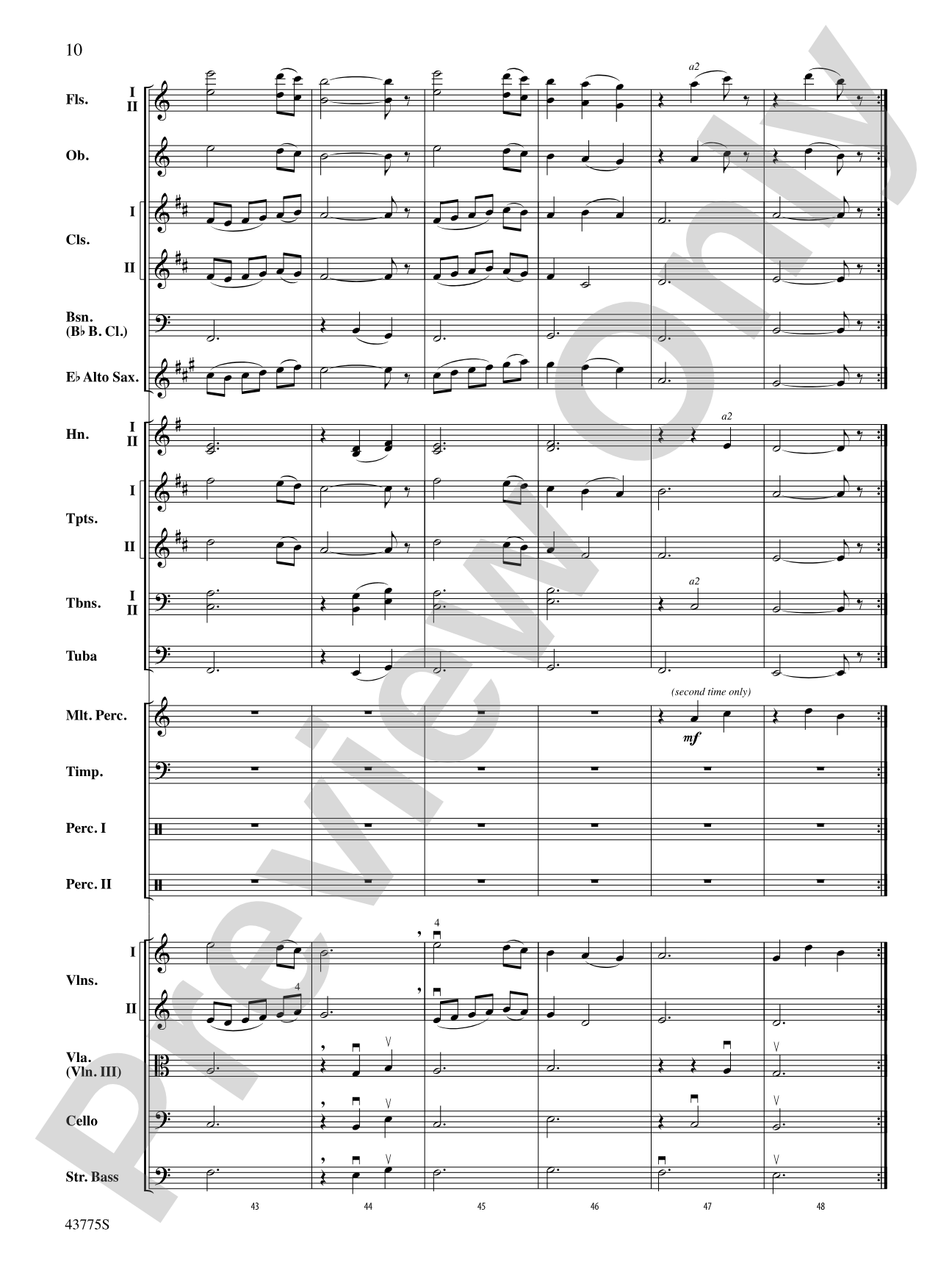 Ancient Echoes of Time: Full Orchestra Conductor Score & Parts