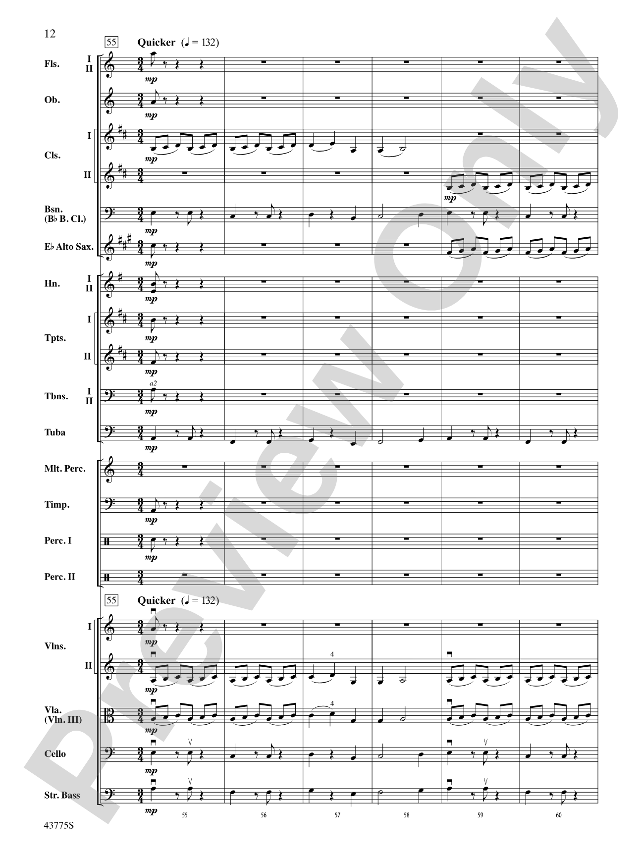 Ancient Echoes of Time: Full Orchestra Conductor Score & Parts