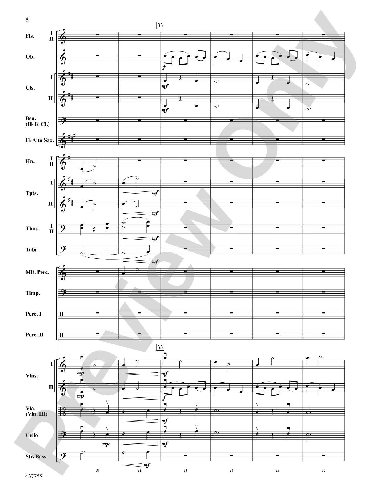 Ancient Echoes of Time: Full Orchestra Conductor Score & Parts