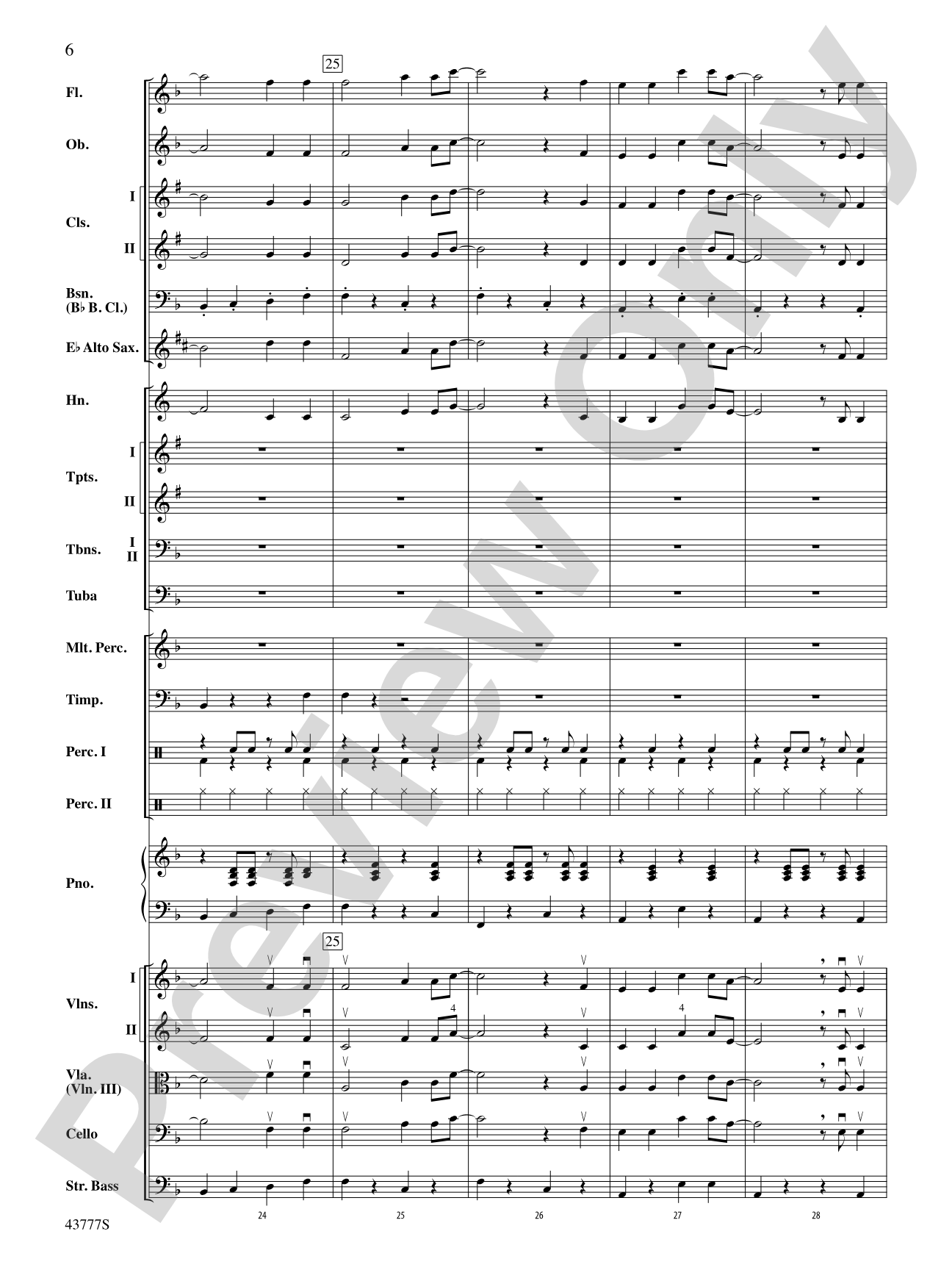 Clouds: Full Orchestra Conductor Score & Parts