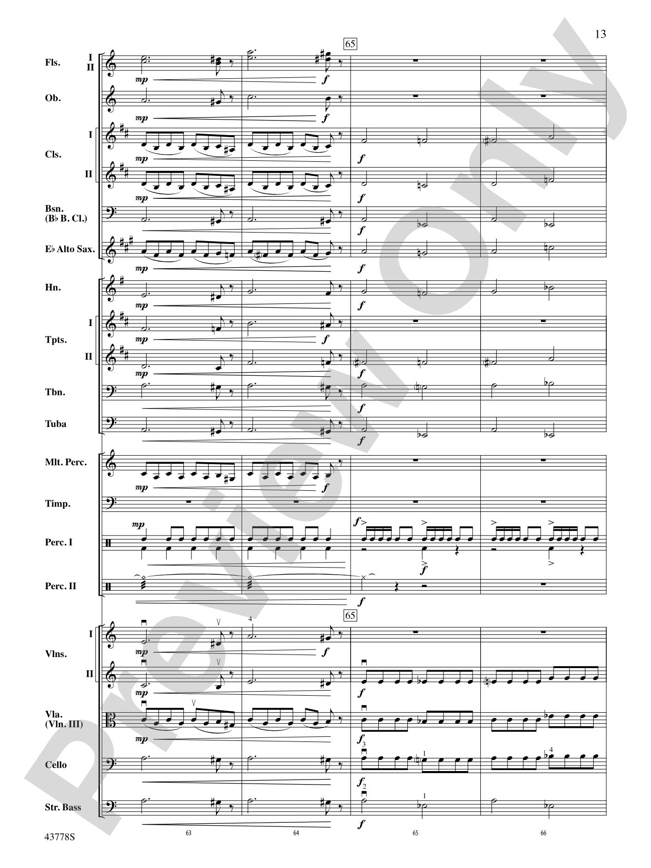 Godzilla: Full Orchestra Conductor Score & Parts