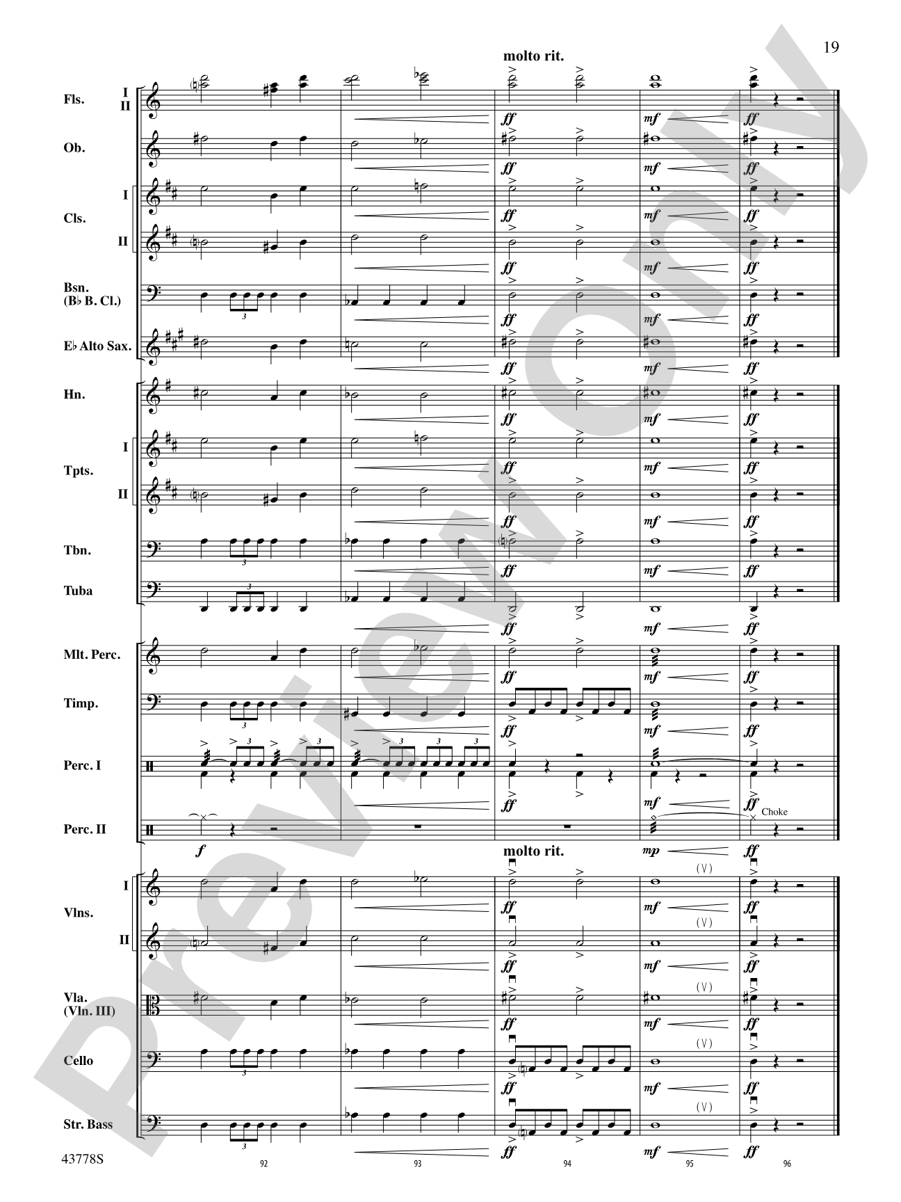 Godzilla: Full Orchestra Conductor Score & Parts