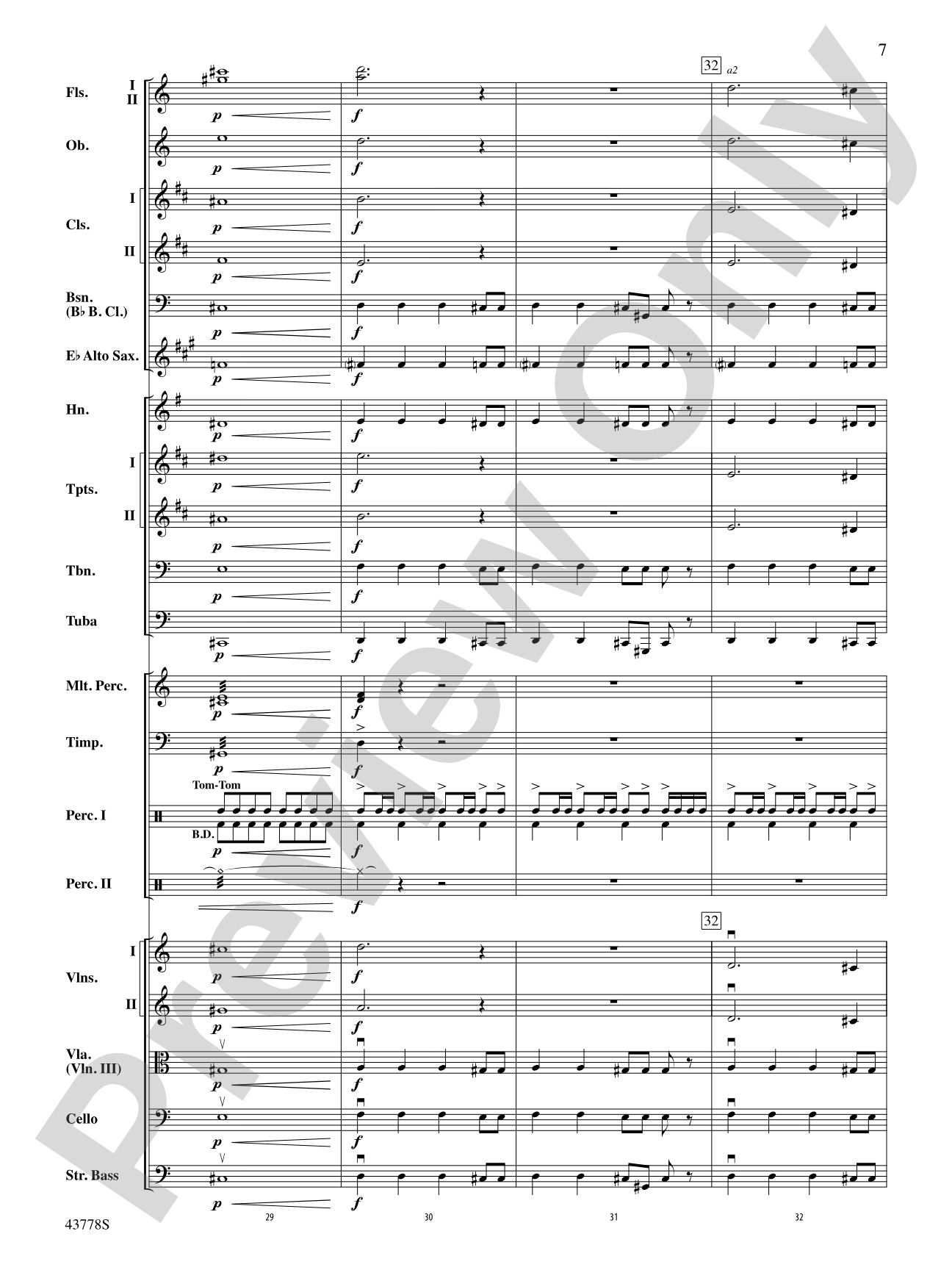 Godzilla: Full Orchestra Conductor Score & Parts