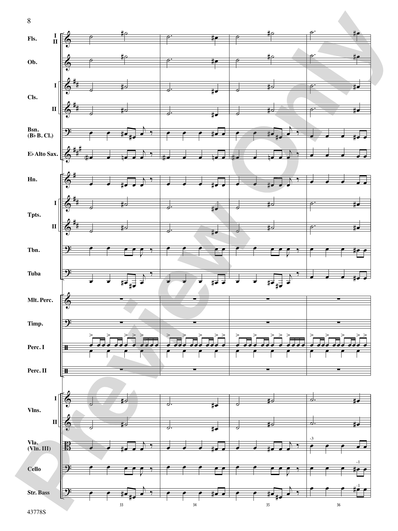 Godzilla: Full Orchestra Conductor Score & Parts