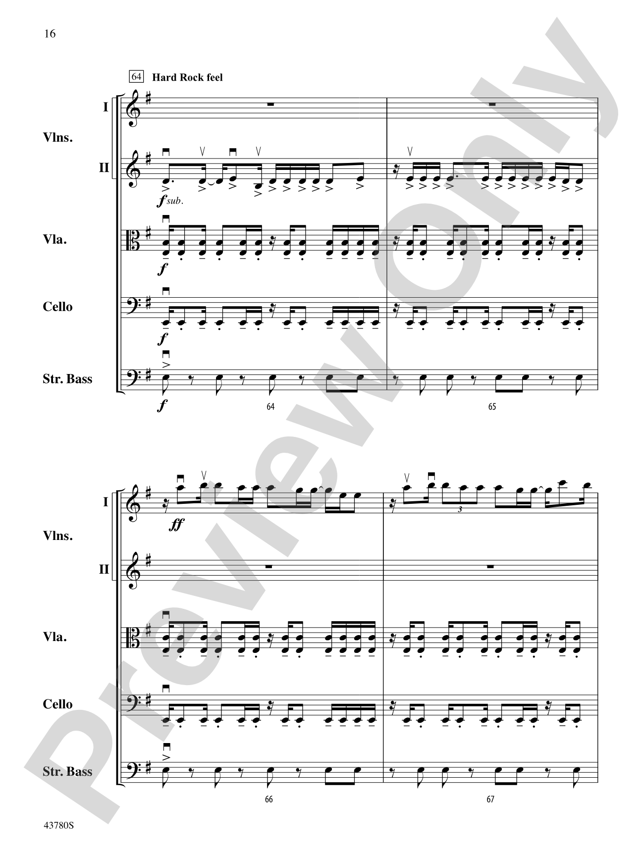 Bring Me to Life: String Orchestra Conductor Score & Parts