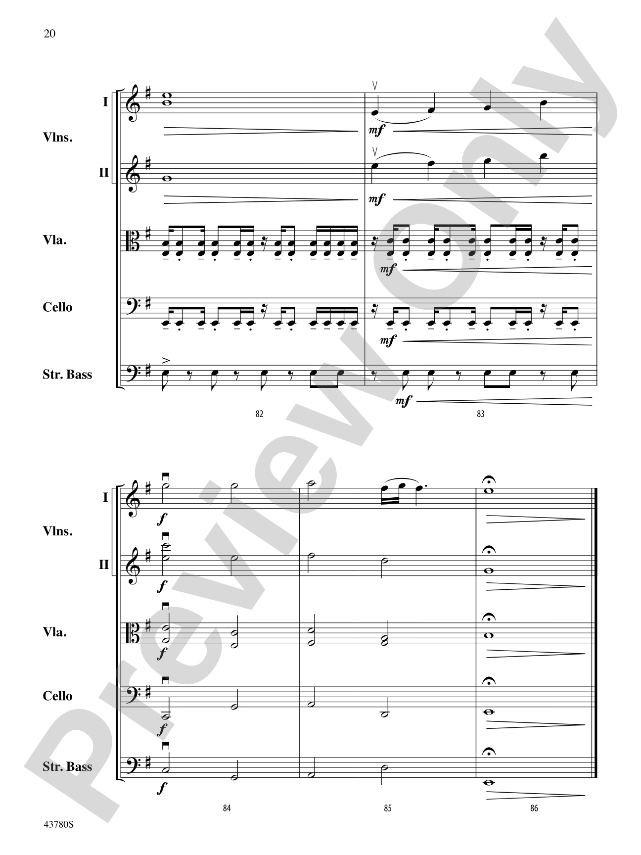 Bring Me to Life: String Orchestra Conductor Score & Parts