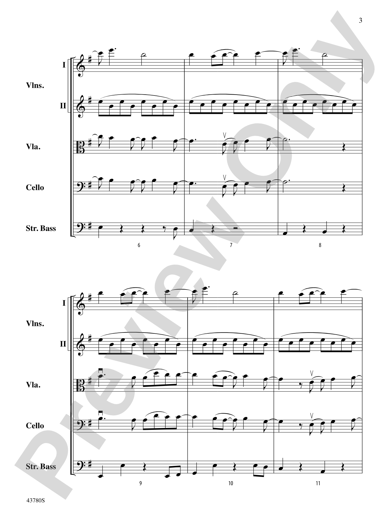 Bring Me to Life: String Orchestra Conductor Score & Parts