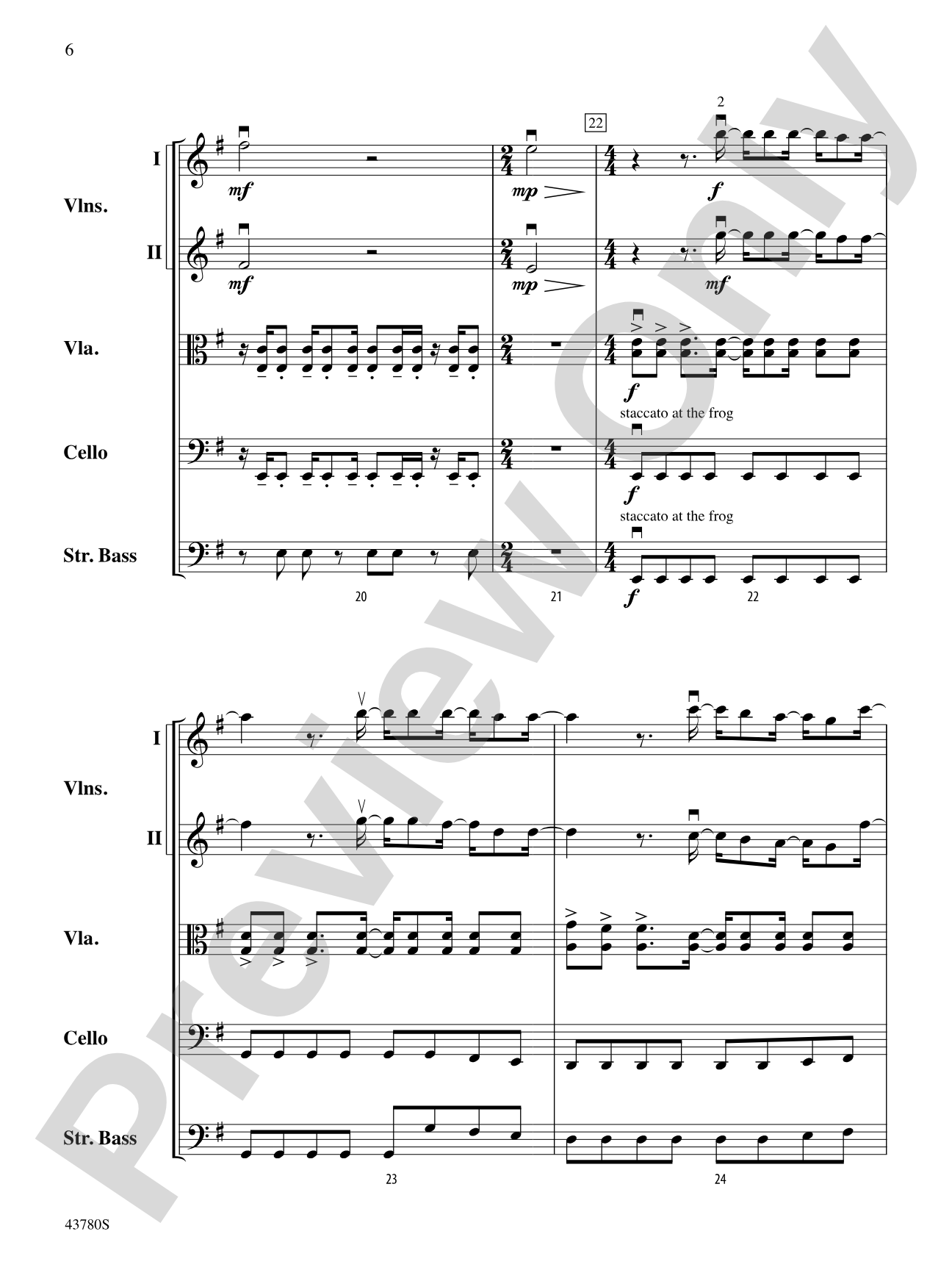 Bring Me to Life: String Orchestra Conductor Score & Parts