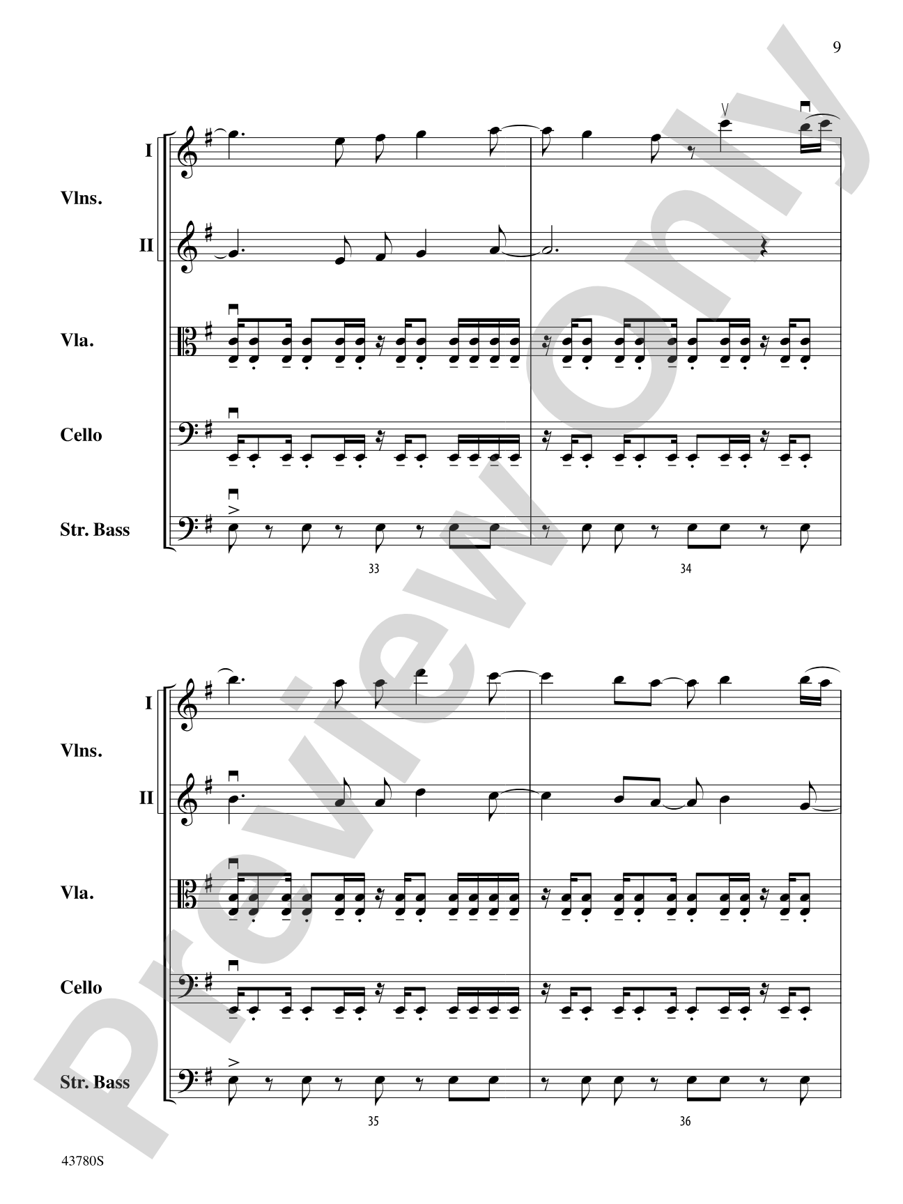 Bring Me to Life: String Orchestra Conductor Score & Parts
