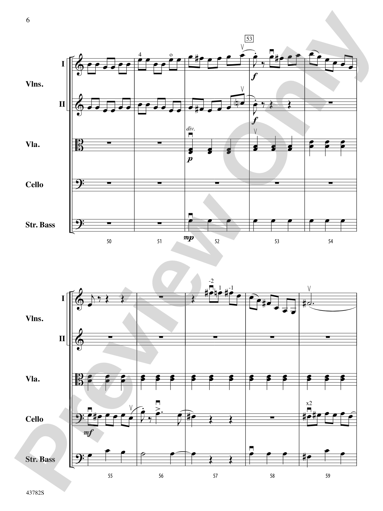 Waltzer: String Orchestra Conductor Score & Parts