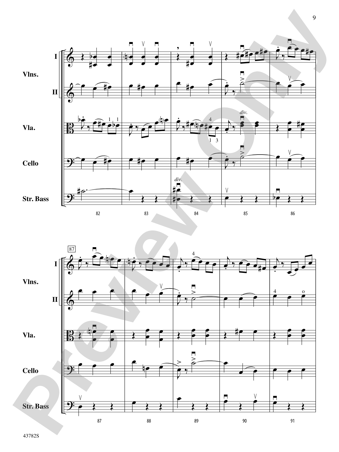 Waltzer: String Orchestra Conductor Score & Parts