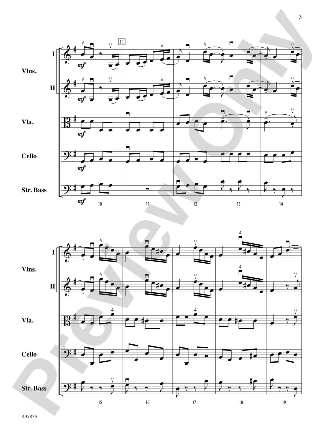 Concerto for Strings: String Orchestra Conductor Score & Parts