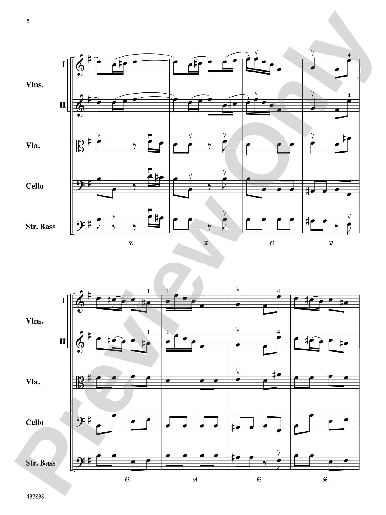 Concerto for Strings: String Orchestra Conductor Score & Parts