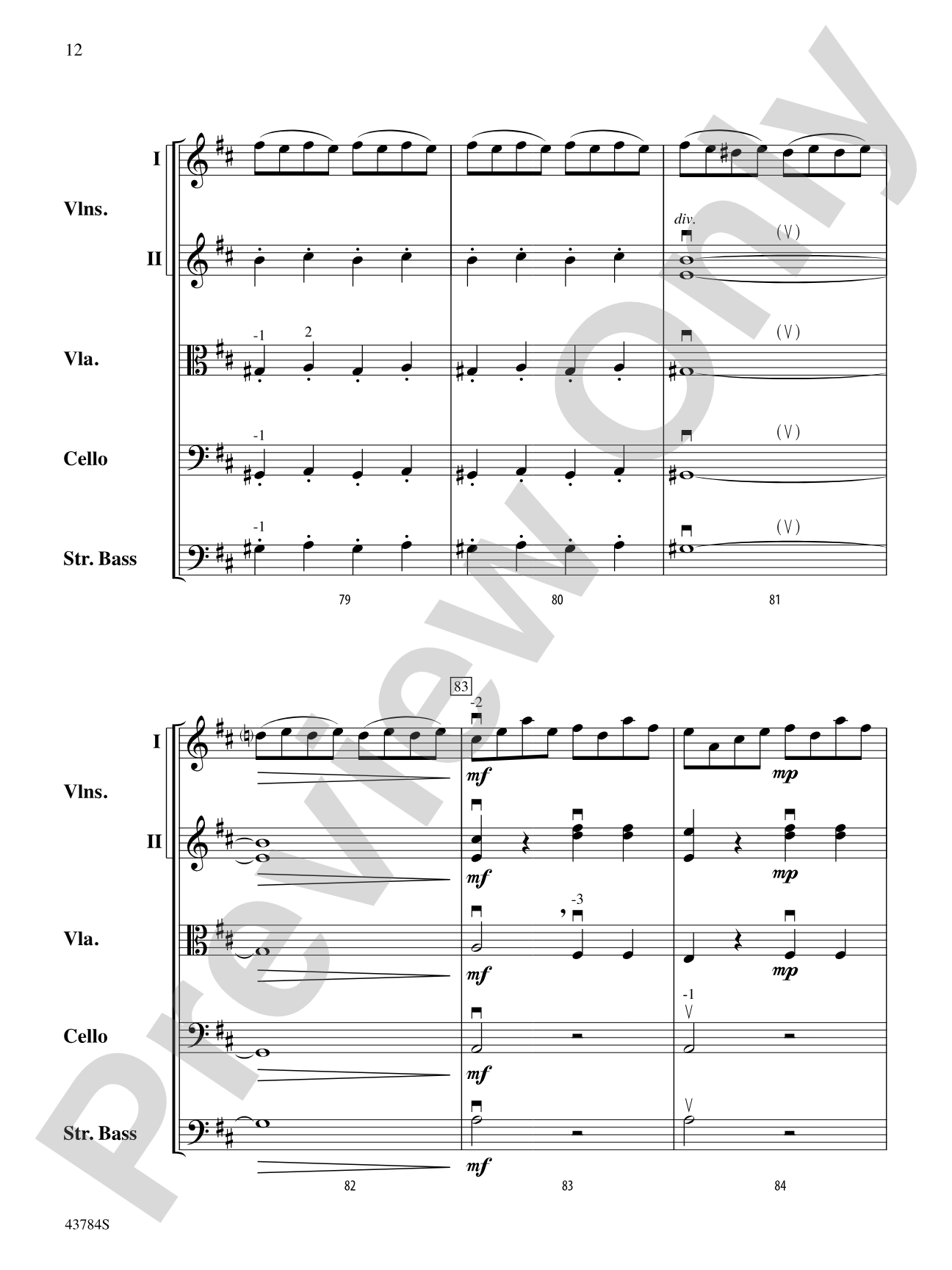 Symphony No. 104: String Orchestra Conductor Score & Parts