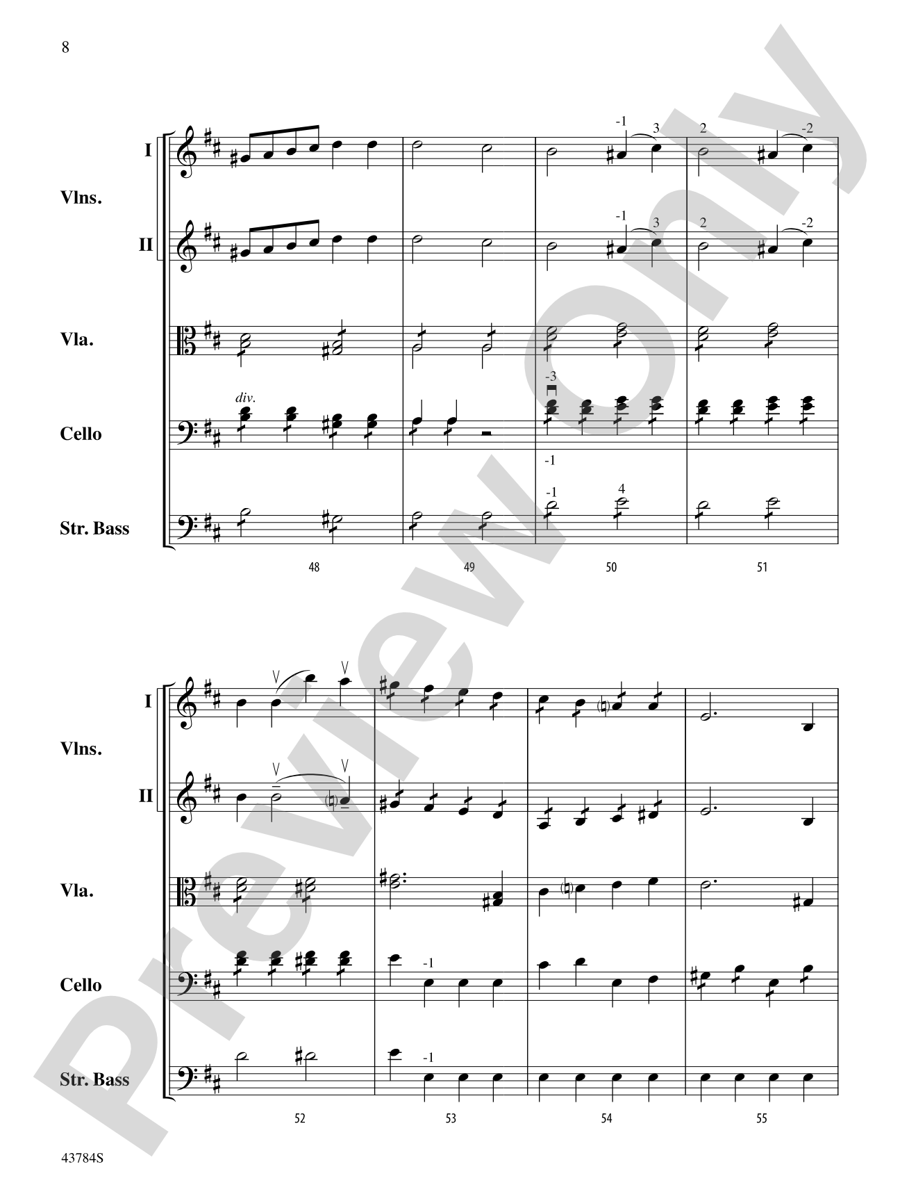 Symphony No. 104: String Orchestra Conductor Score & Parts