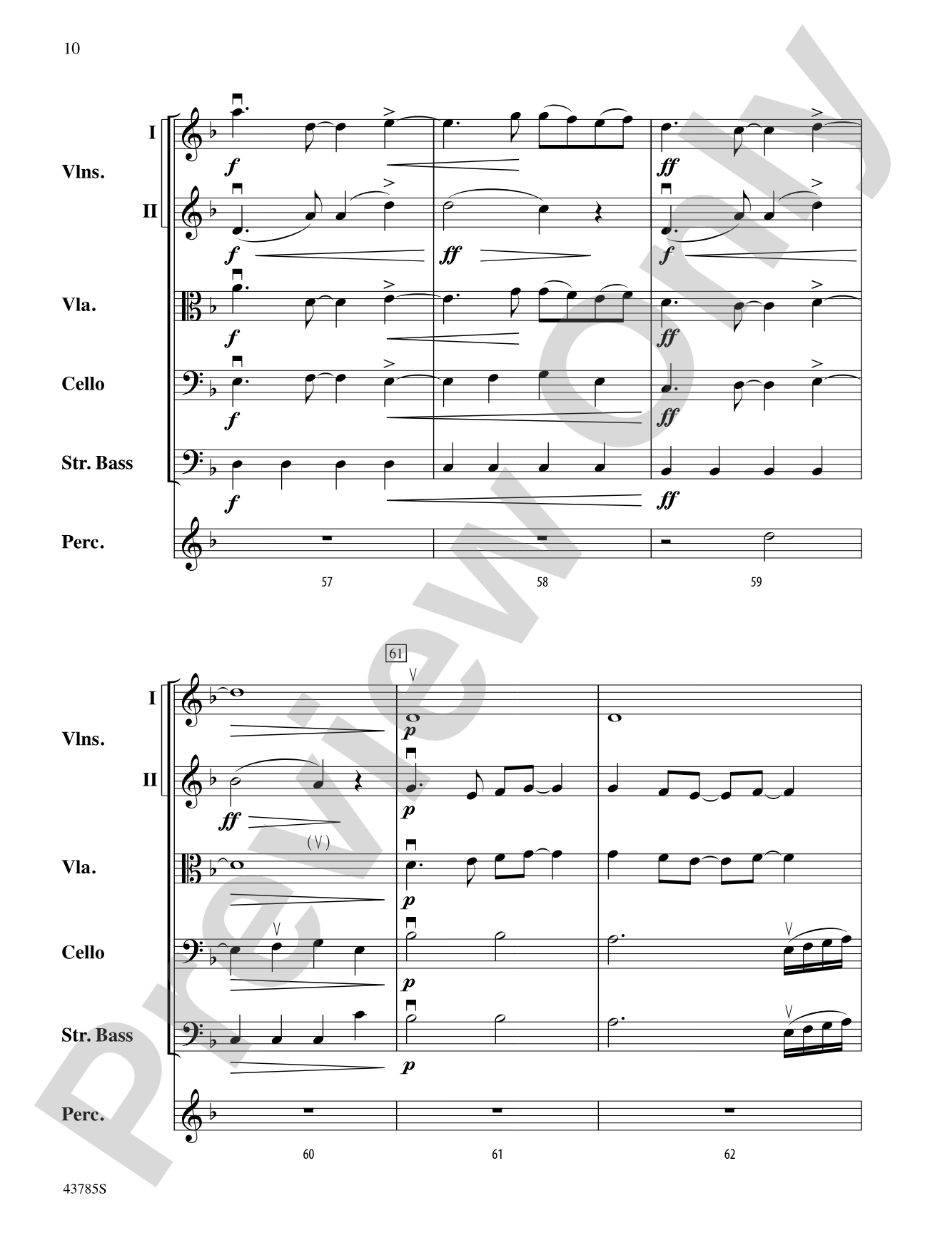 Shattered: String Orchestra Conductor Score & Parts