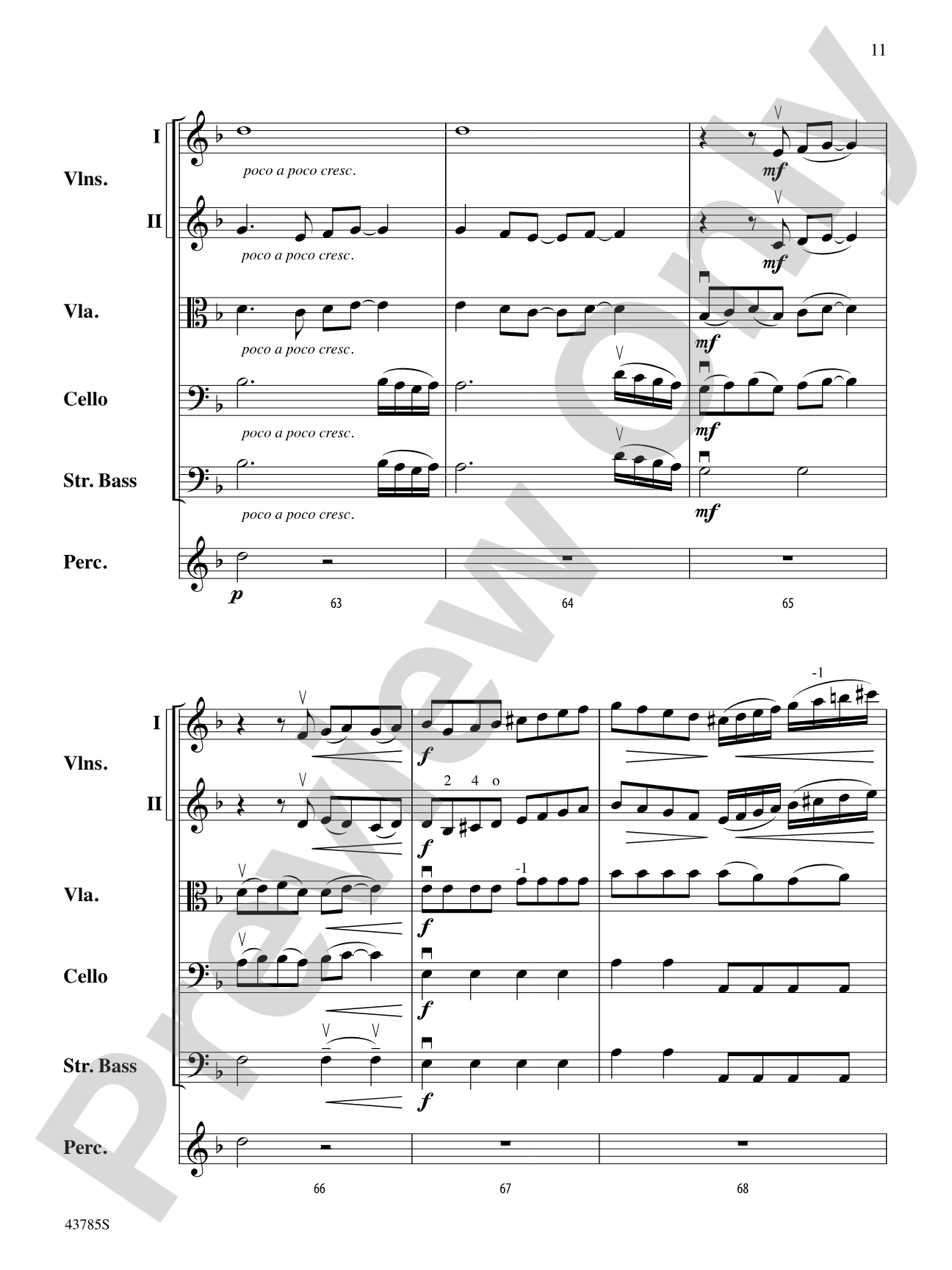 Shattered: String Orchestra Conductor Score & Parts