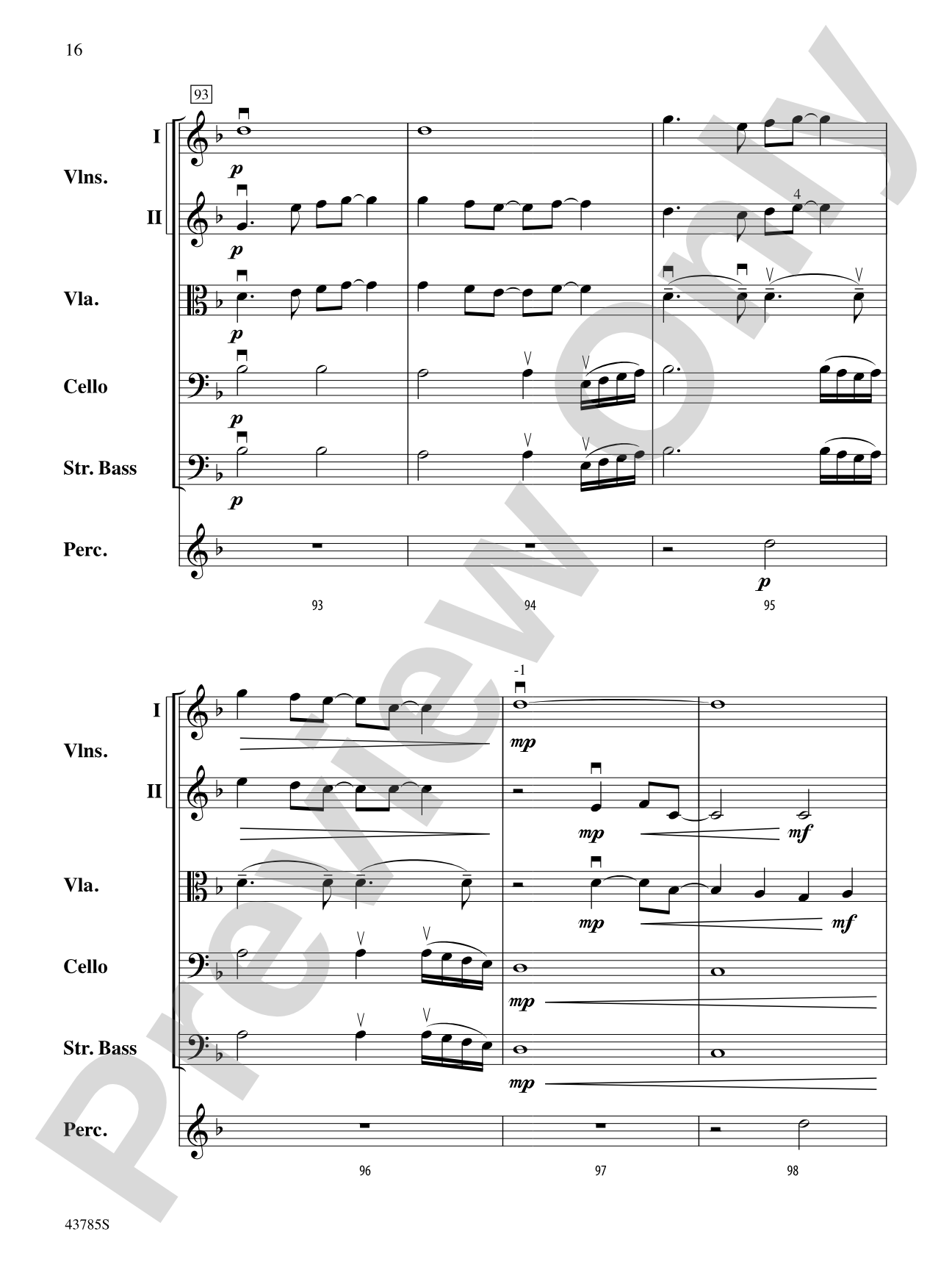 Shattered: String Orchestra Conductor Score & Parts
