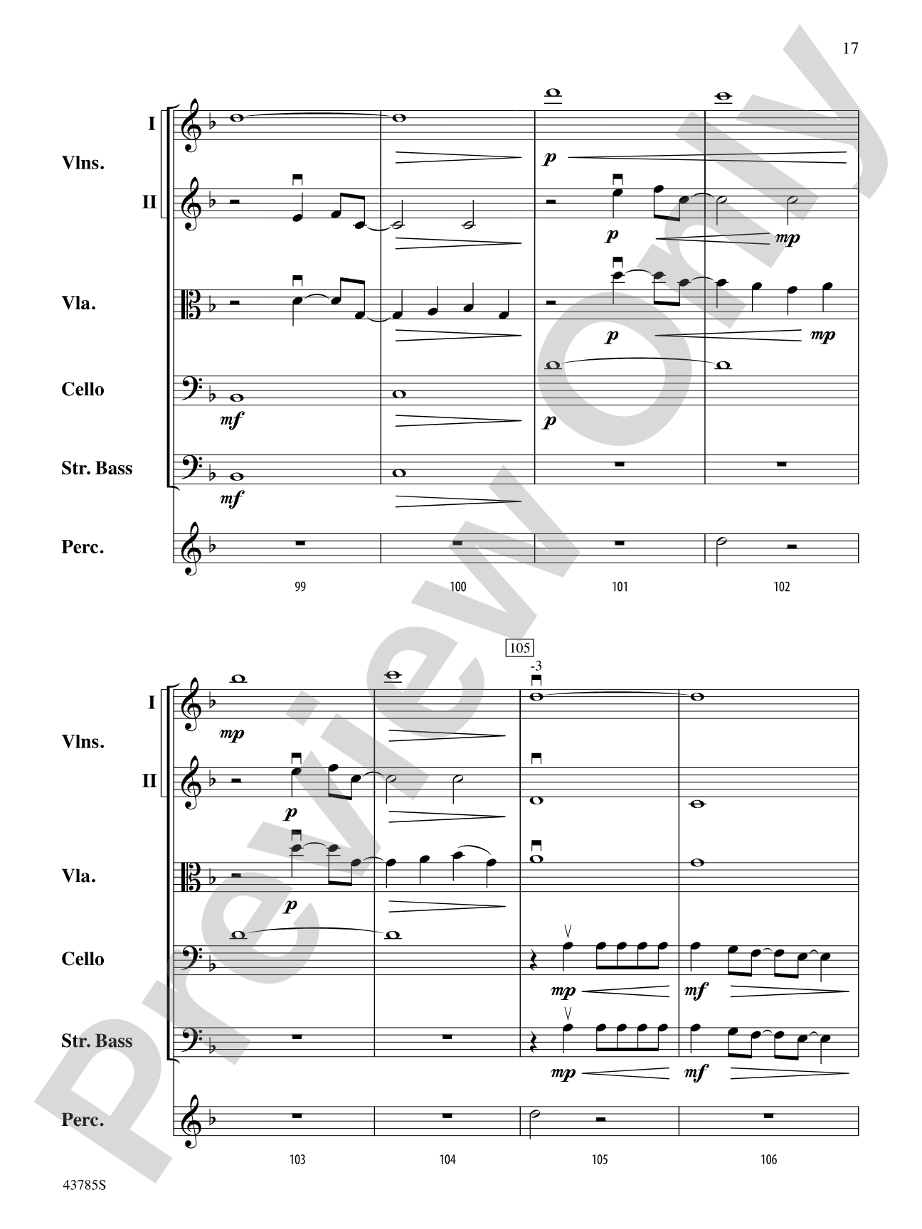 Shattered: String Orchestra Conductor Score & Parts