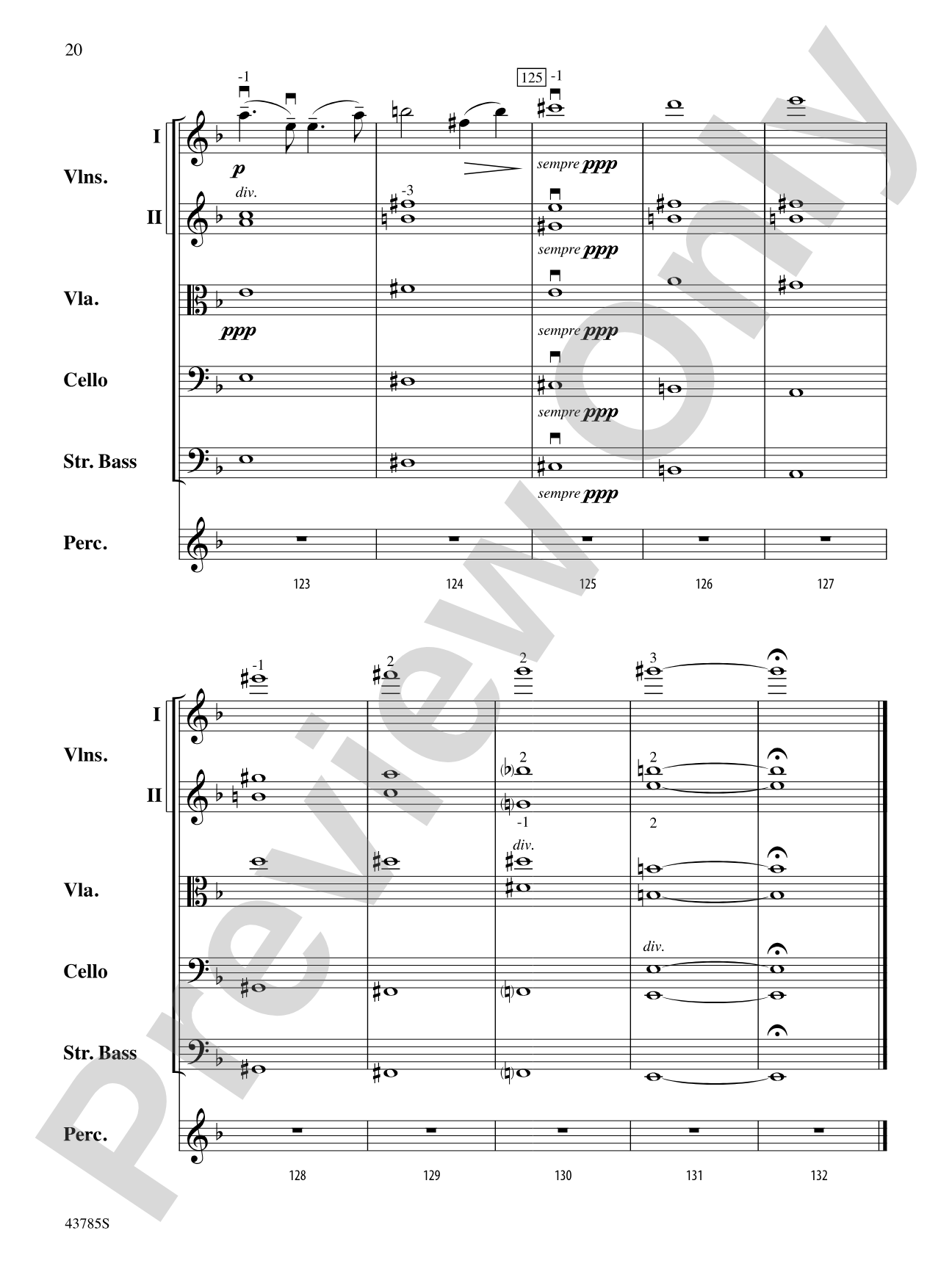 Shattered: String Orchestra Conductor Score & Parts