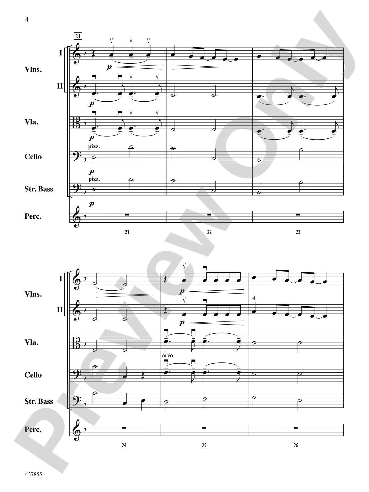Shattered: String Orchestra Conductor Score & Parts