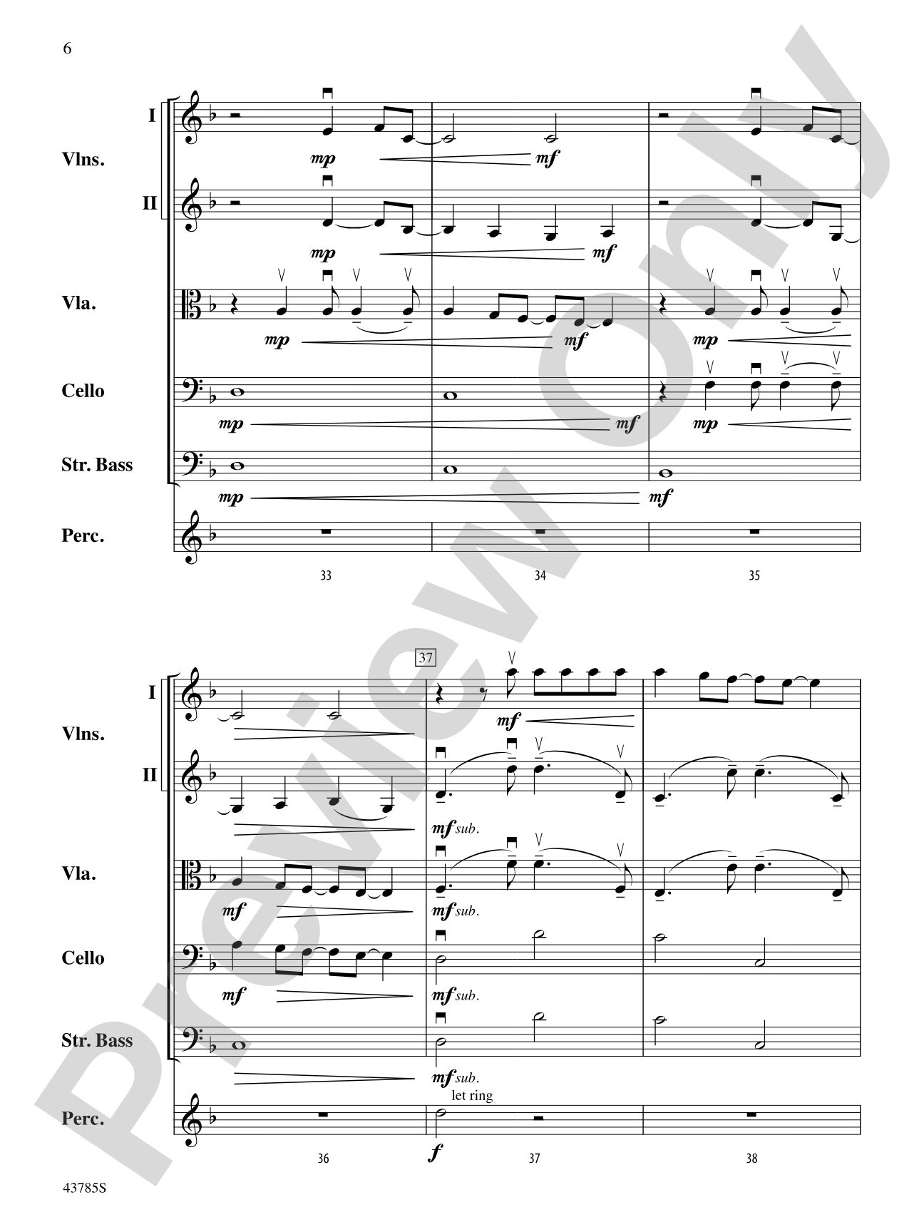 Shattered: String Orchestra Conductor Score & Parts