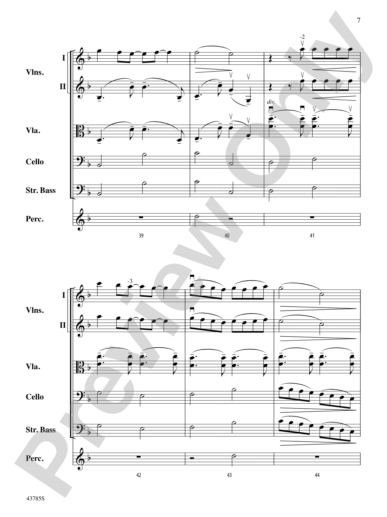 Shattered: String Orchestra Conductor Score & Parts