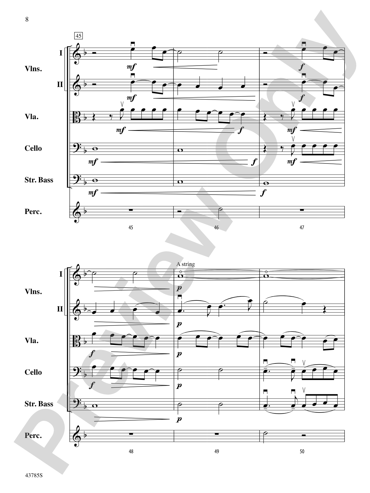 Shattered: String Orchestra Conductor Score & Parts