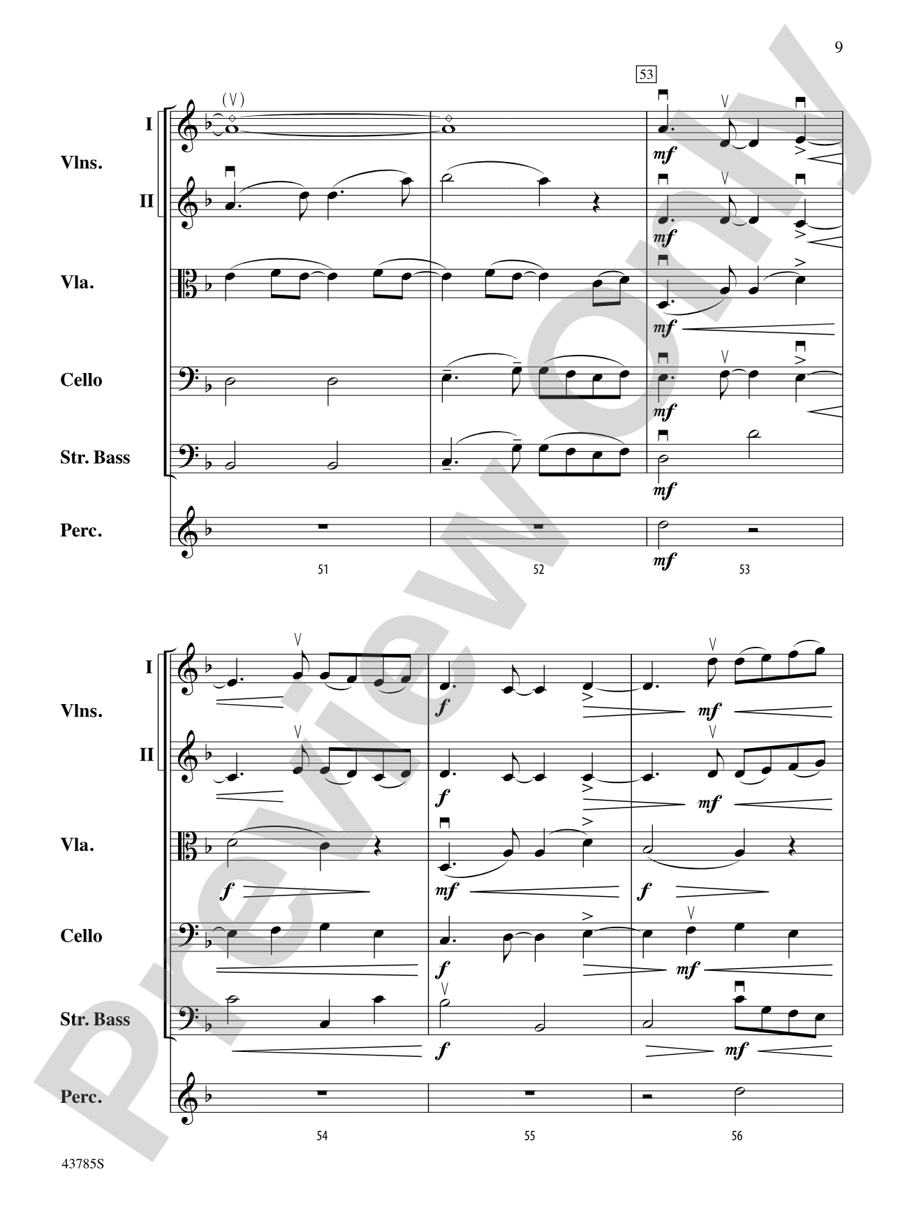 Shattered: String Orchestra Conductor Score & Parts