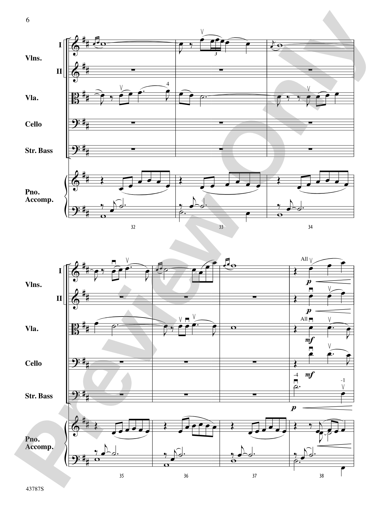 Carrickfergus: String Orchestra Conductor Score & Parts