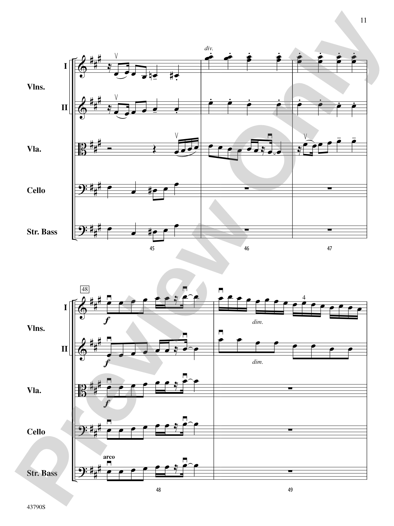 Wenceslas Meets Vivaldi: String Orchestra Conductor Score & Parts