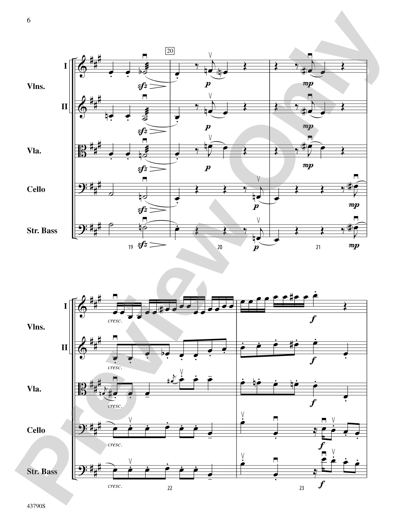 Wenceslas Meets Vivaldi: String Orchestra Conductor Score & Parts