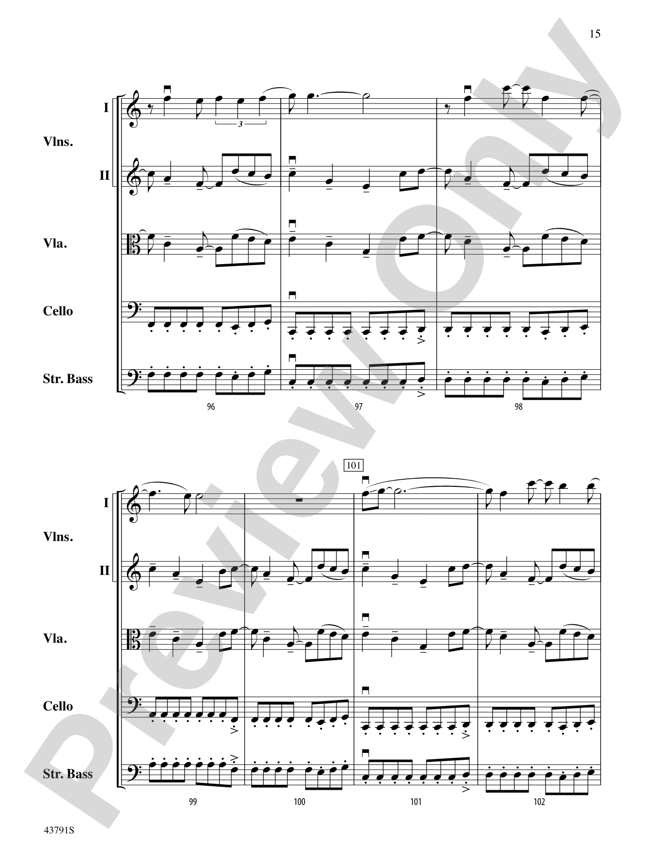 Starlight: String Orchestra Conductor Score & Parts