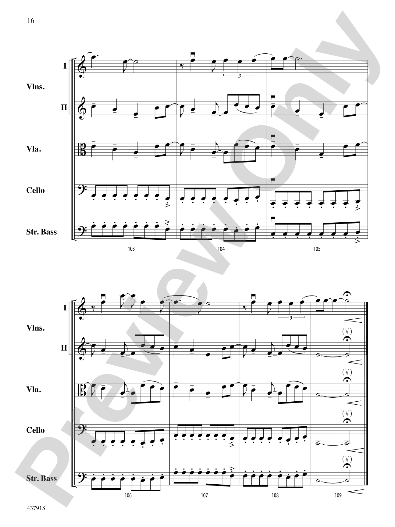 Starlight: String Orchestra Conductor Score & Parts
