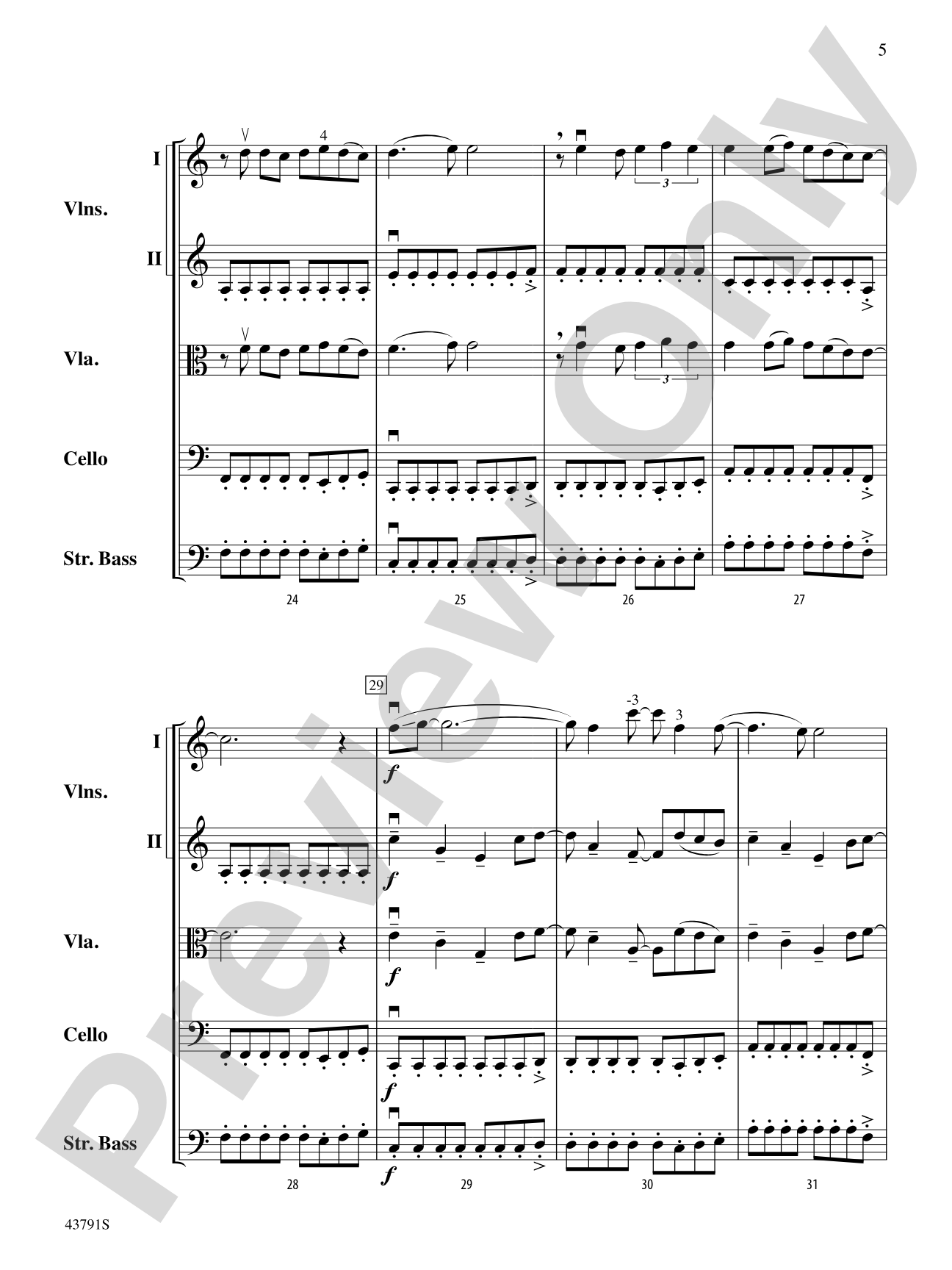 Starlight: String Orchestra Conductor Score & Parts
