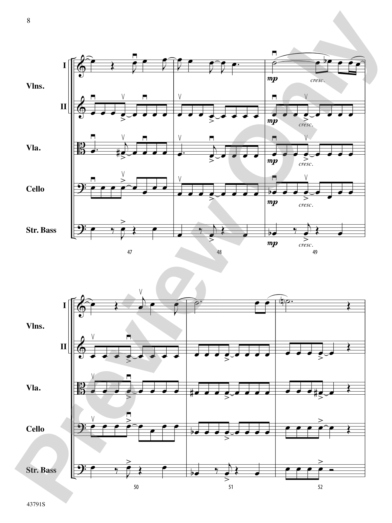 Starlight: String Orchestra Conductor Score & Parts