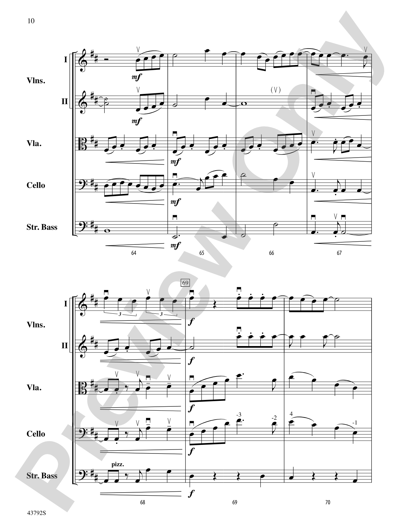 I Don't Want to Miss a Thing: String Orchestra Conductor Score & Parts